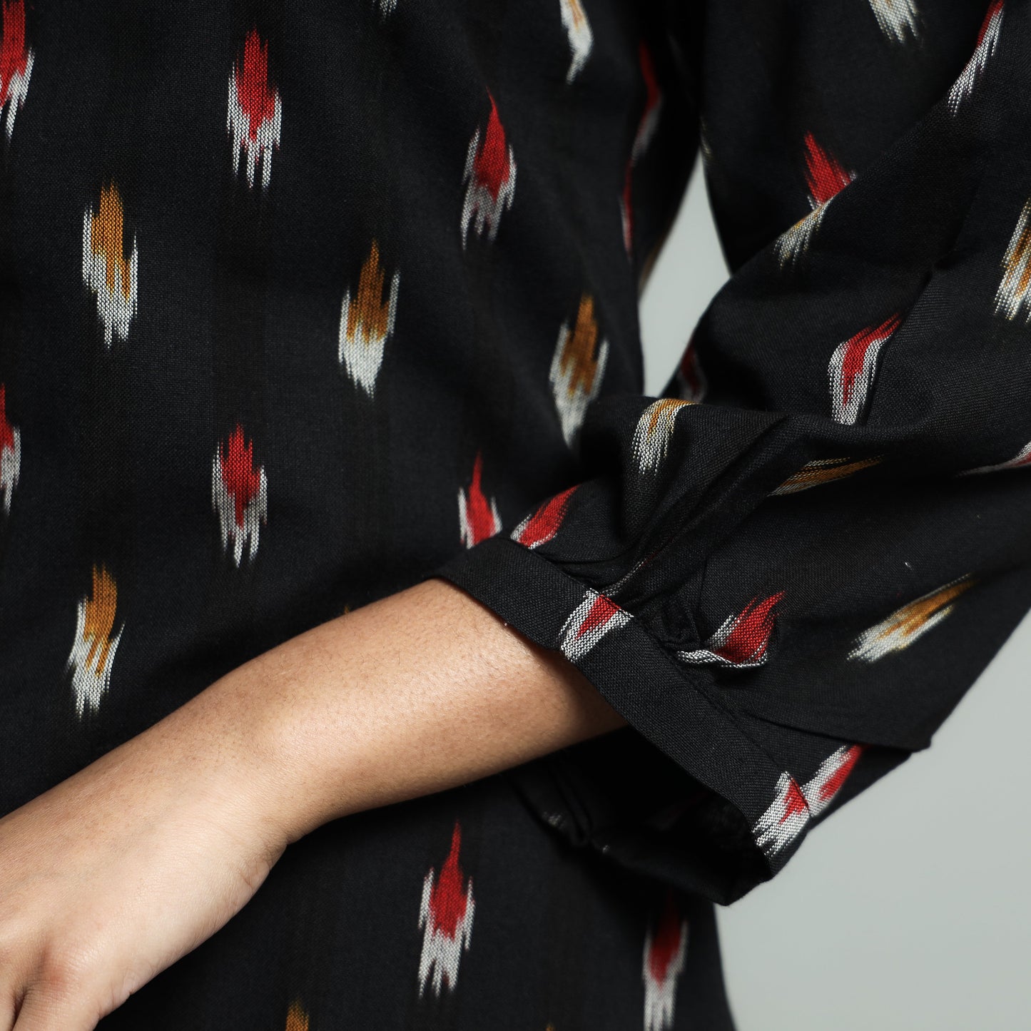 Buy Pochampally Ikat Cotton Flared Dress Online l iTokri.com