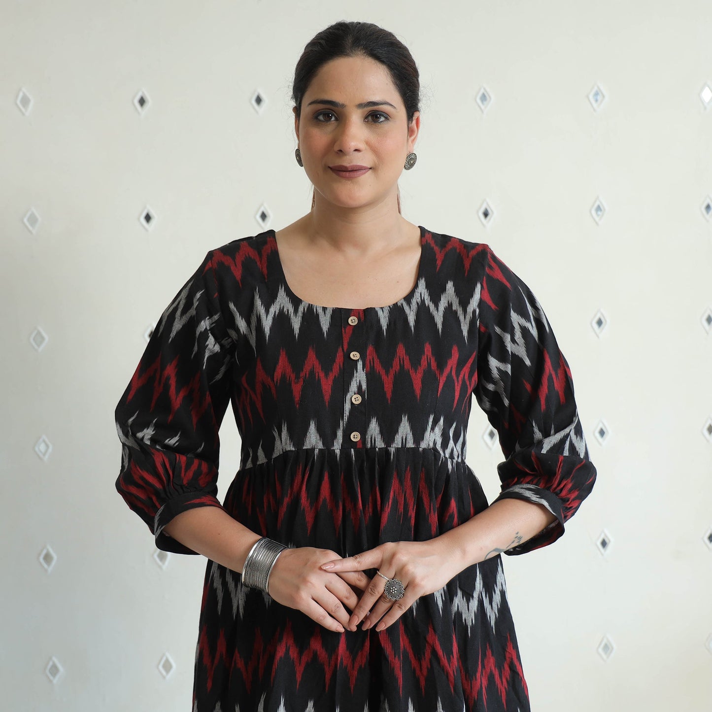 Pochampally Ikat Cotton Co-Ord Set 10