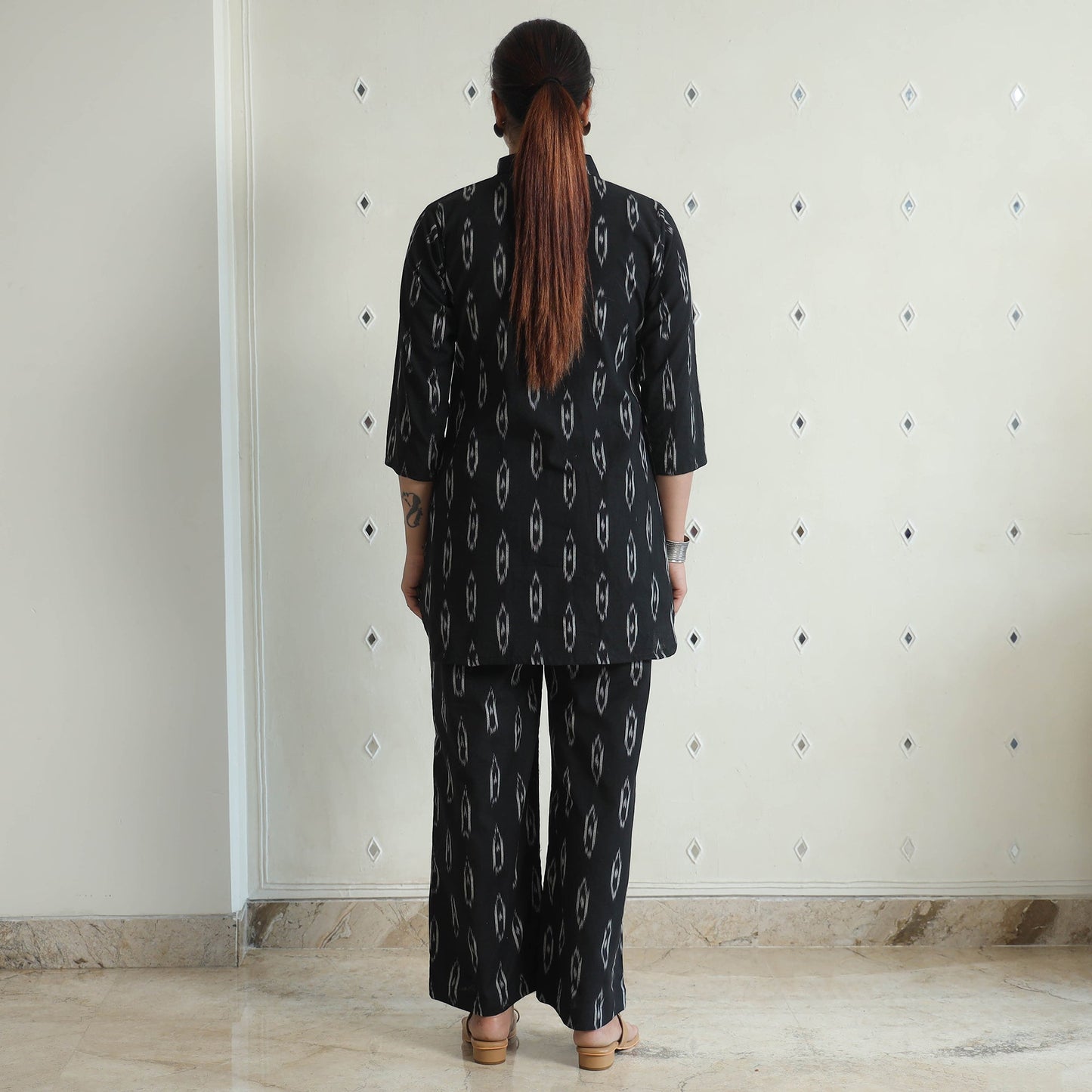 Pochampally Ikat Cotton Co-Ord Set 12
