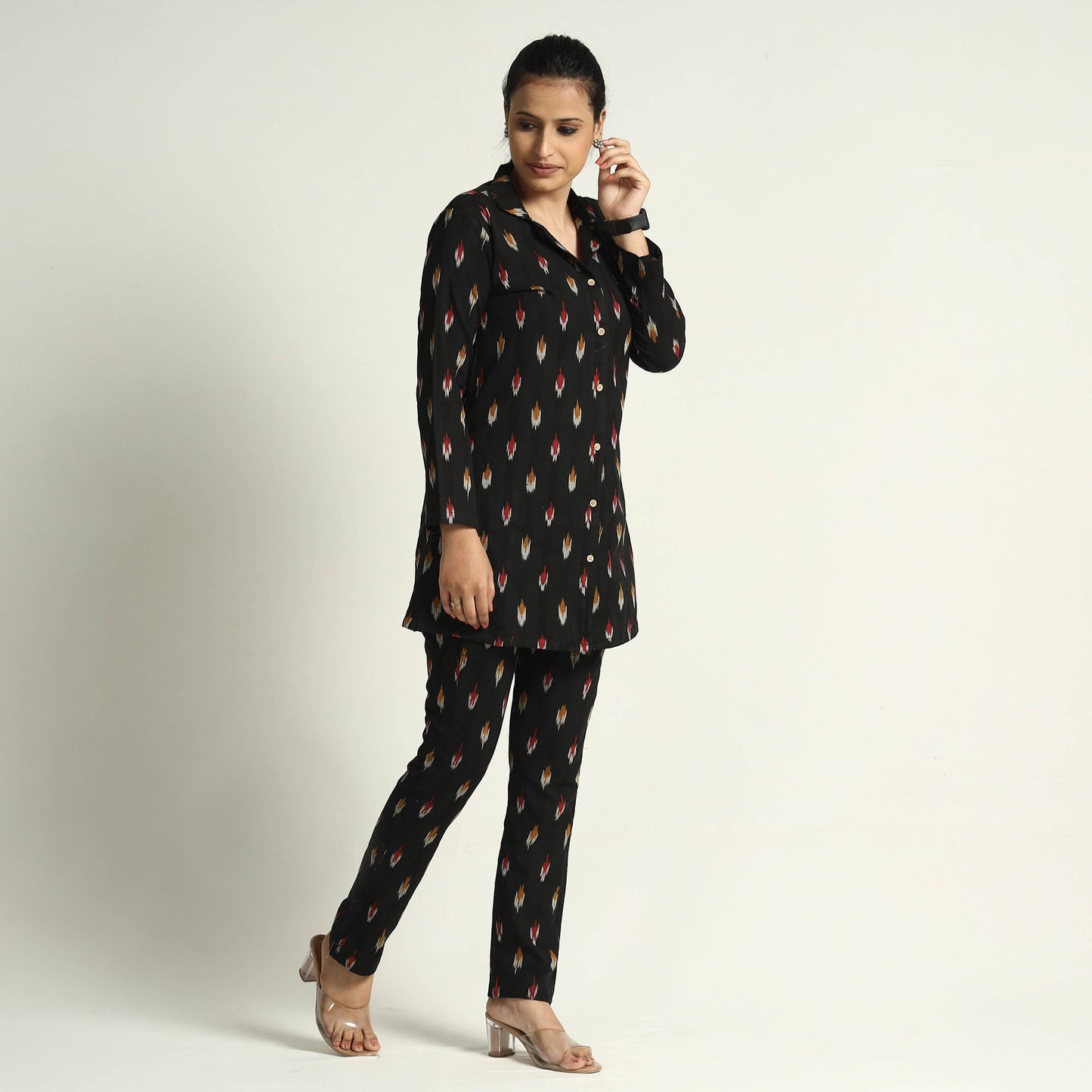 Pochampally Ikat Cotton Co-Ord Set
