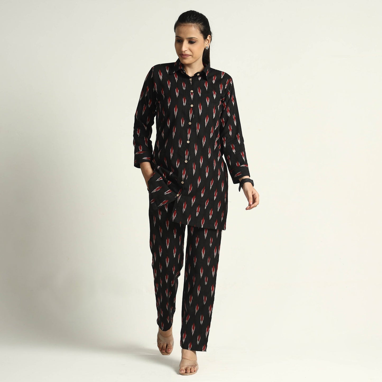 Pochampally Ikat Cotton Co-Ord Set