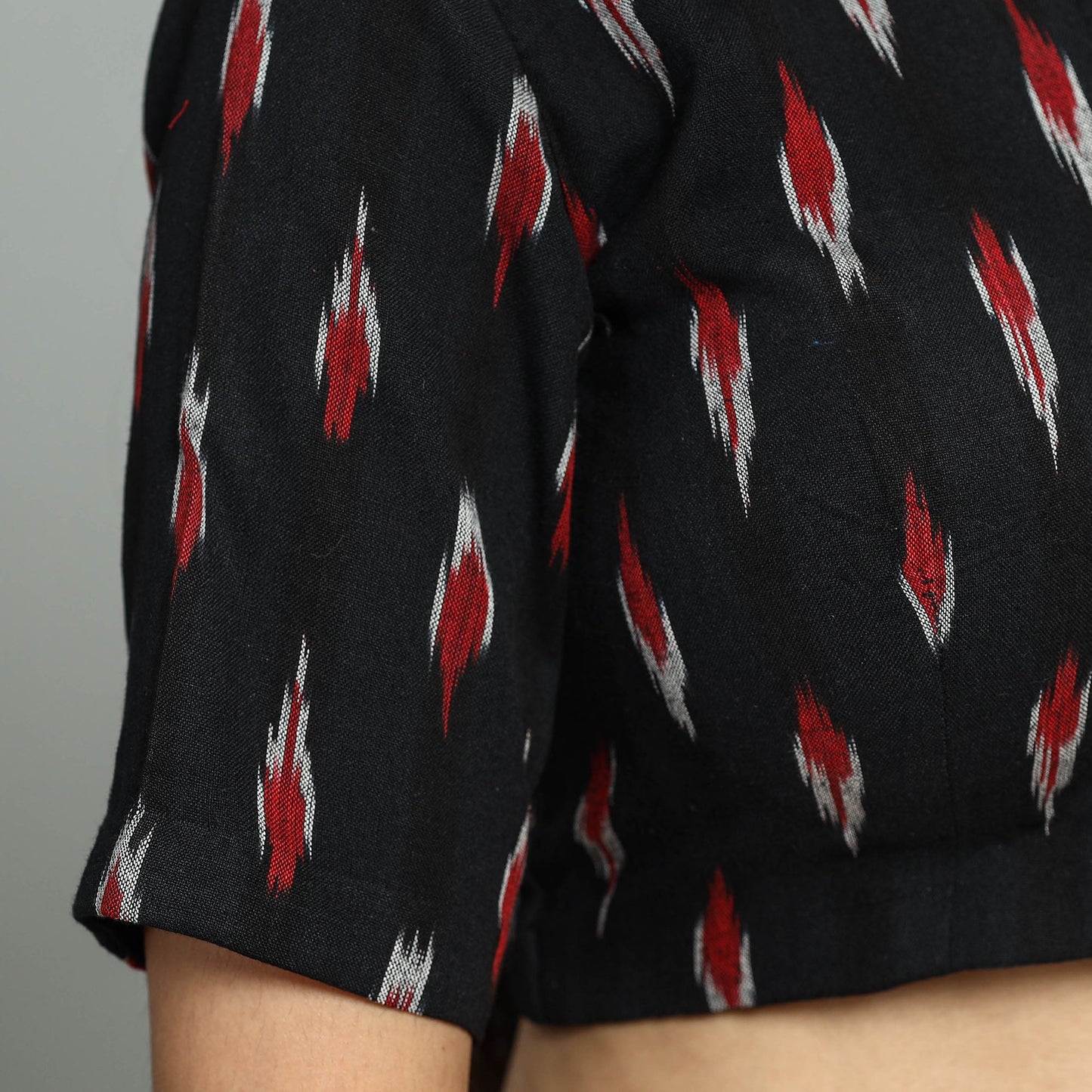 Buy Pochampally Ikat Cotton Stitched Blouse 25