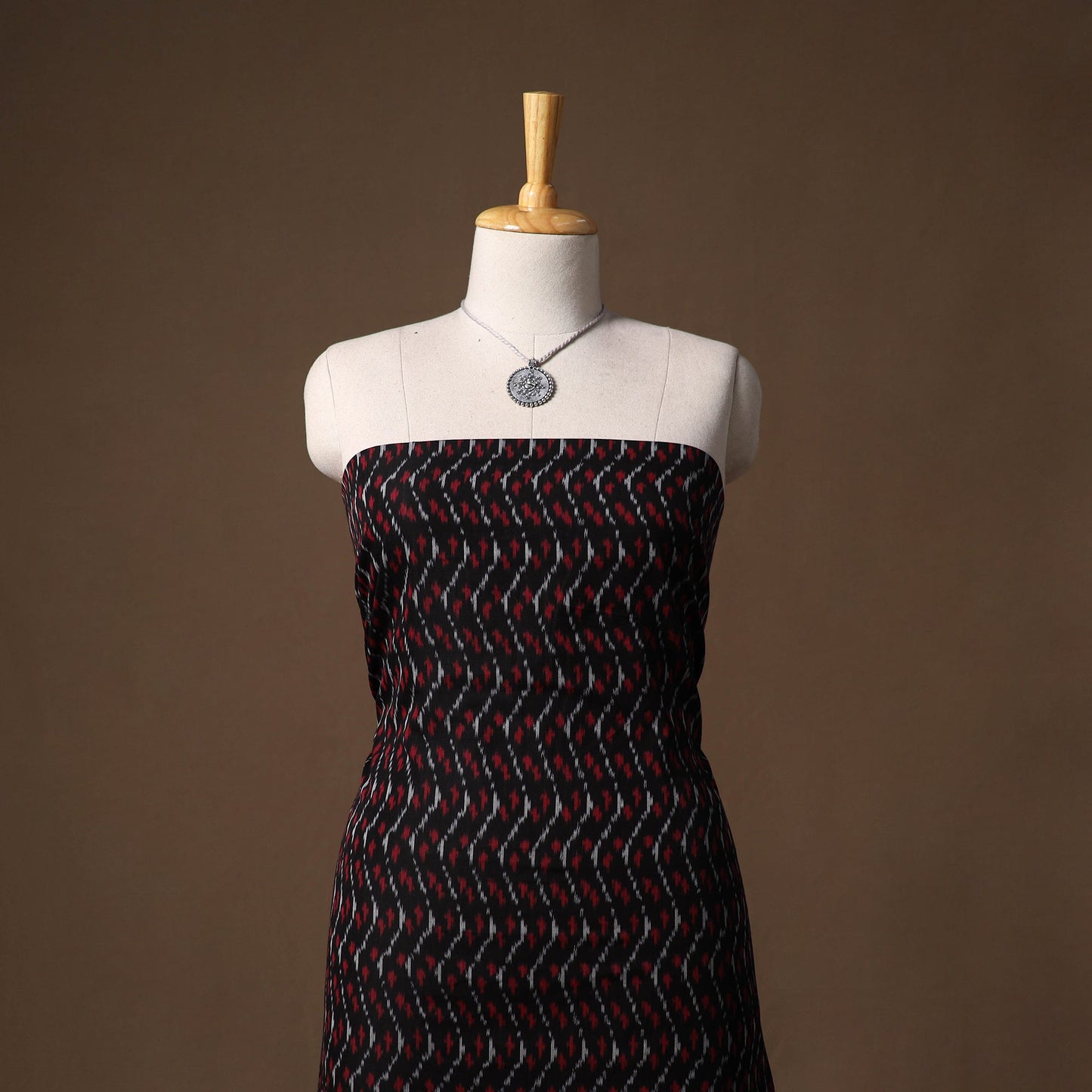 Pochampally ikat handloom mercerised cotton 2pc unstitched
