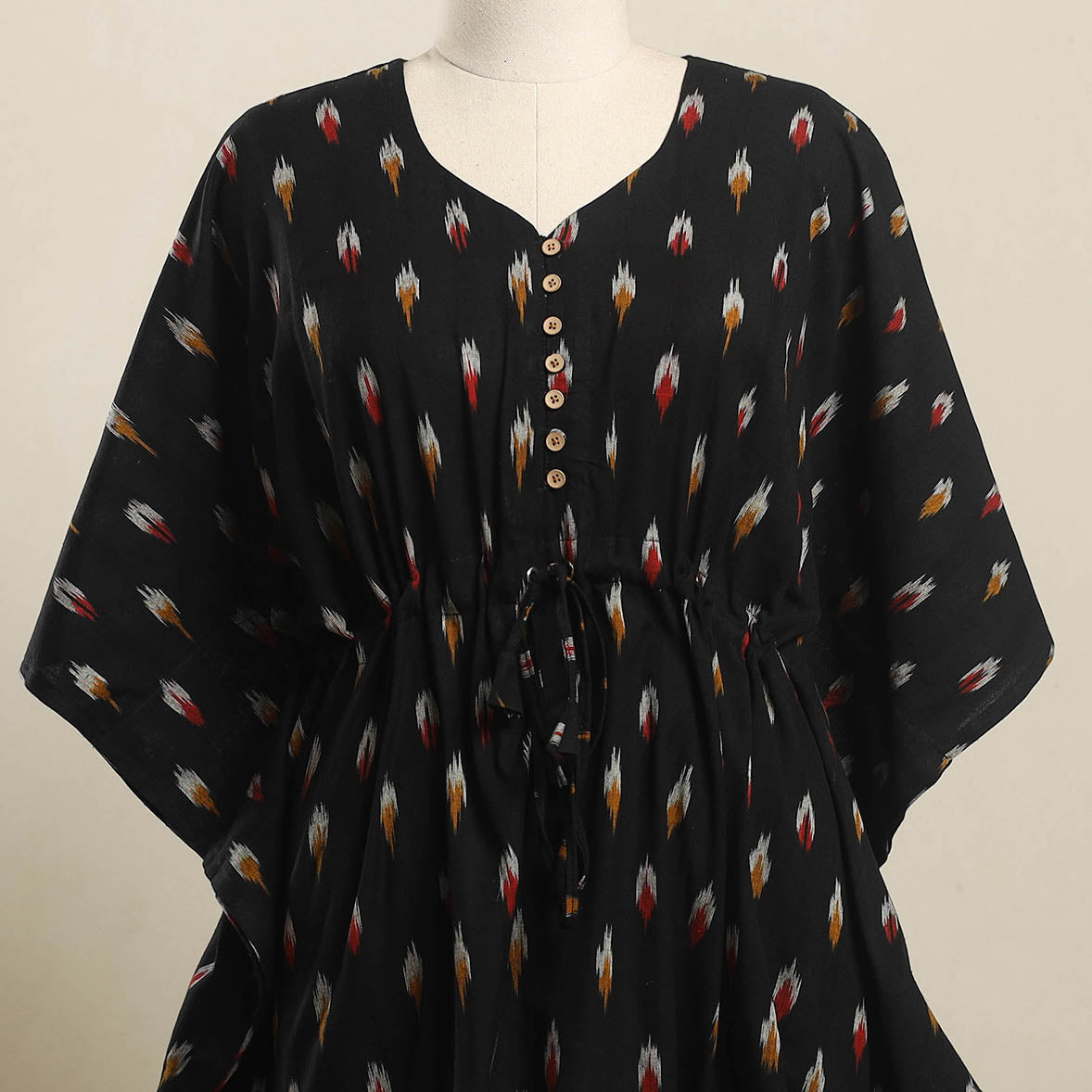 Buy Pochampally Ikat Weave Cotton Kaftan