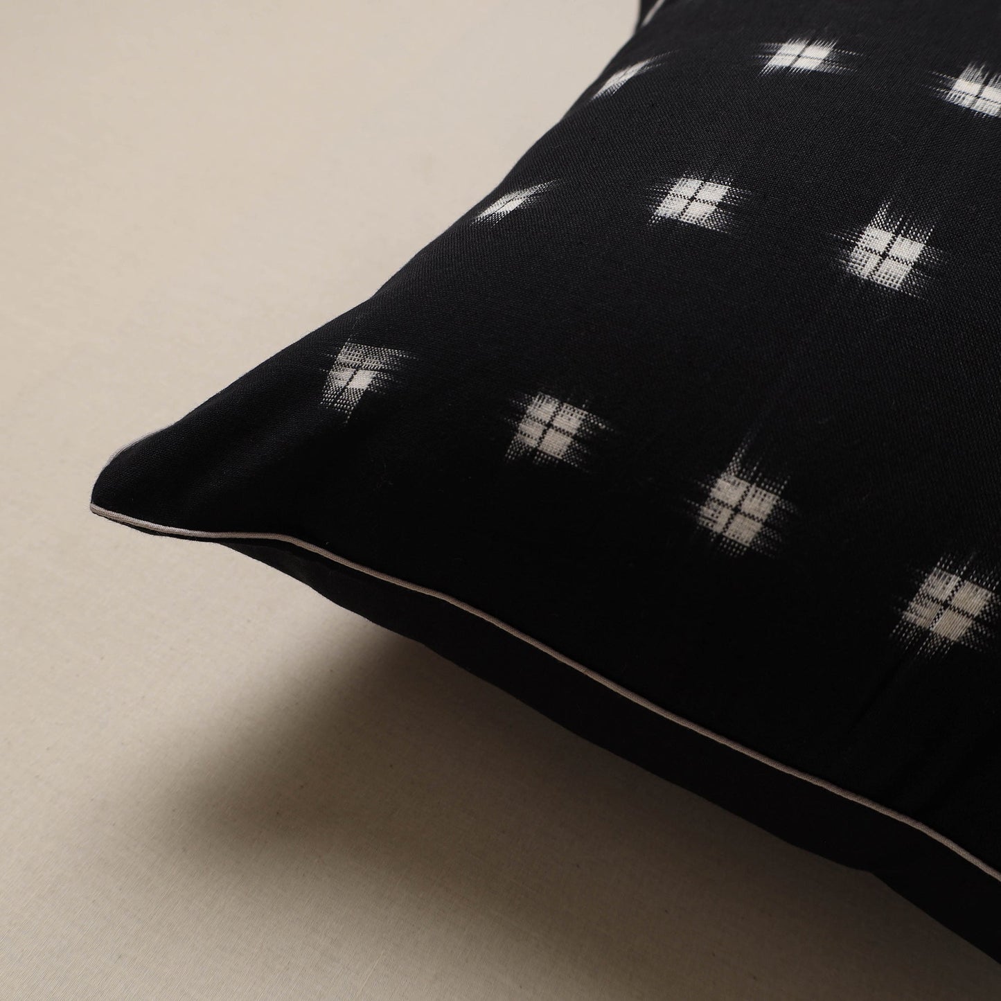Pochampally ikat weave cushion cover 34 - handcrafted