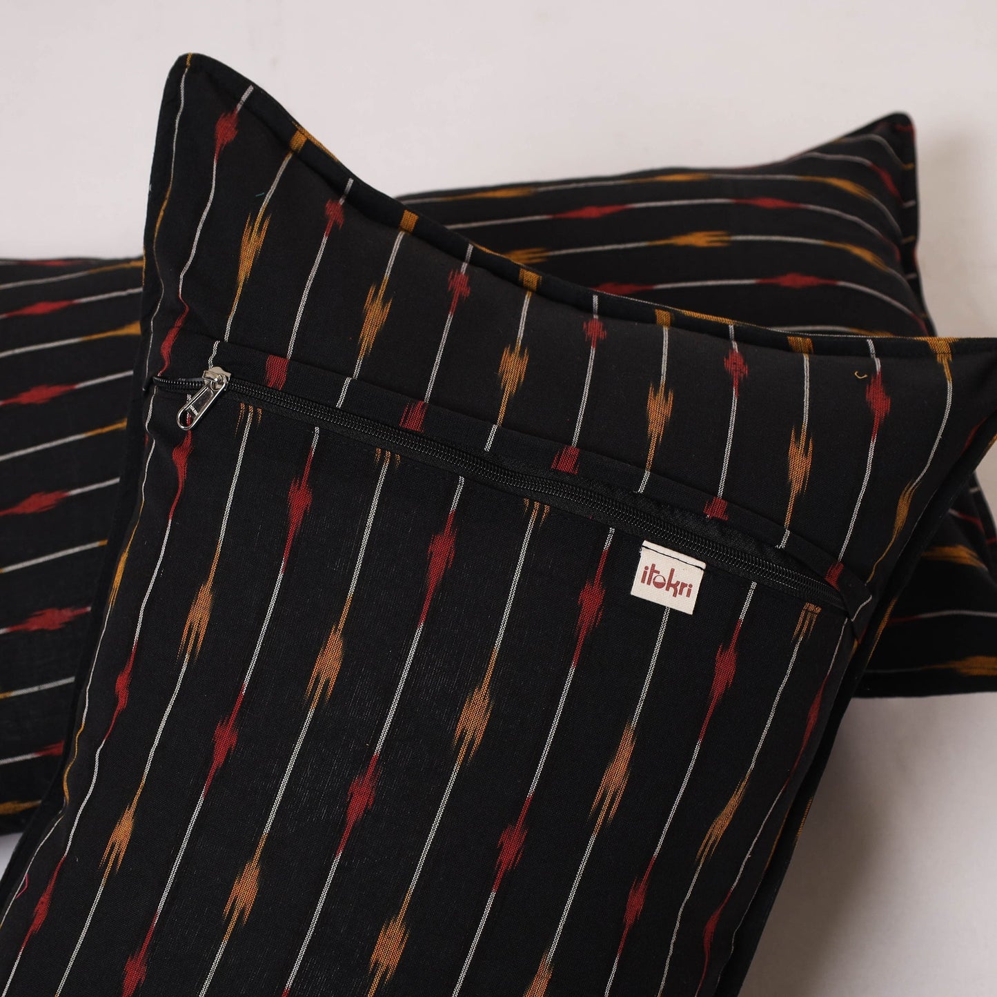 Pochampally ikat weave pillow cover (set of 2) 15