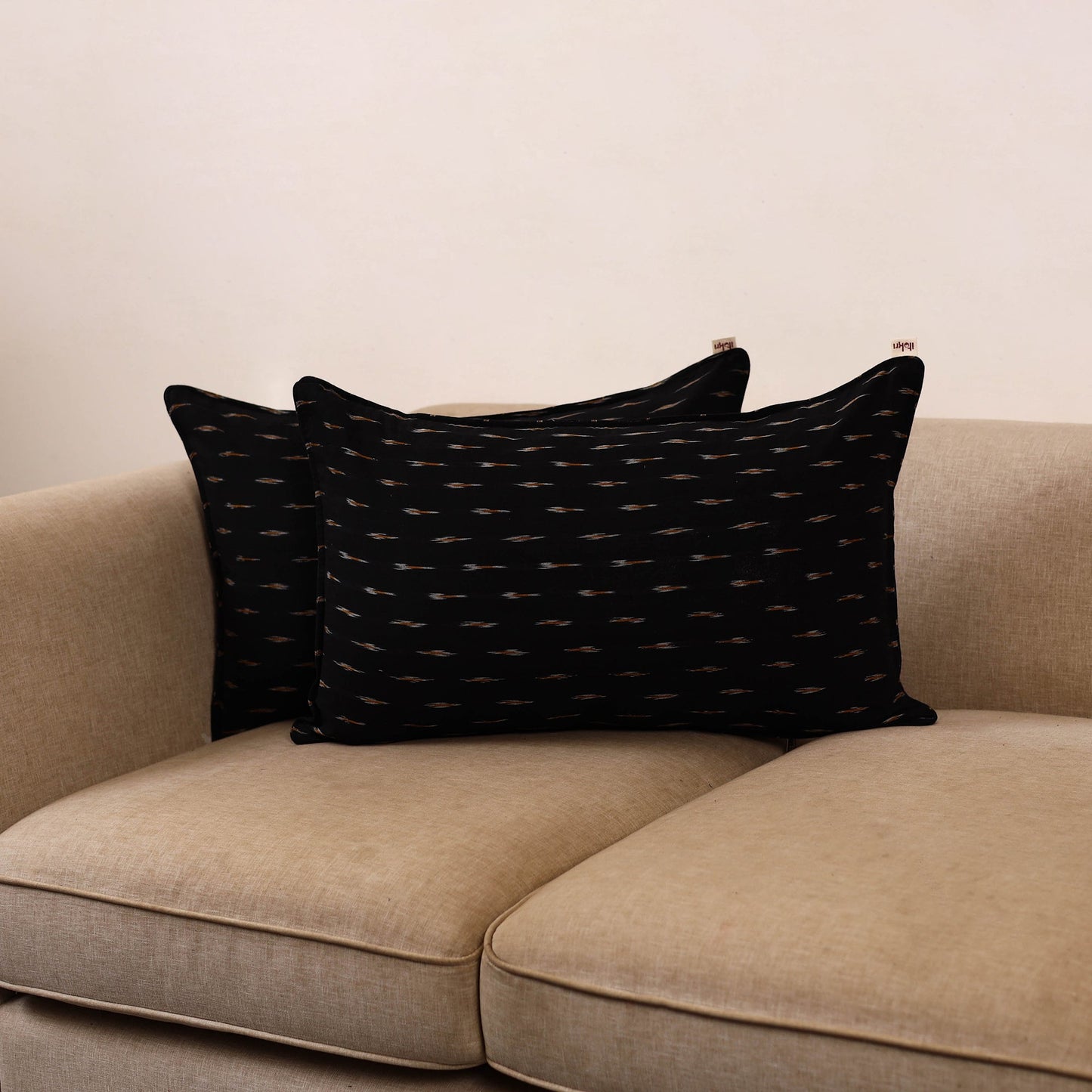 Pochampally ikat weave pillow covers (set of 2) 28