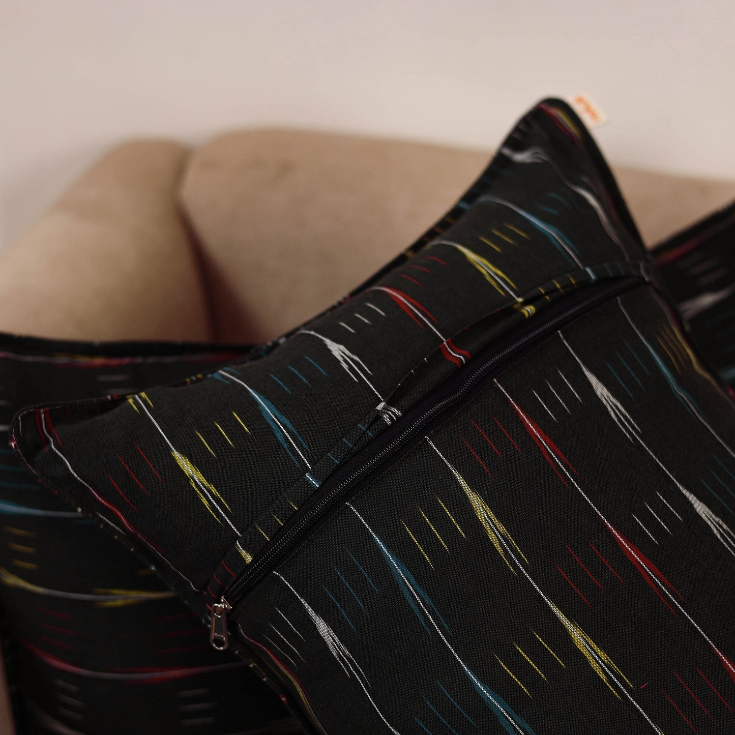 Pochampally ikat weave pillow covers (set of 2) 38