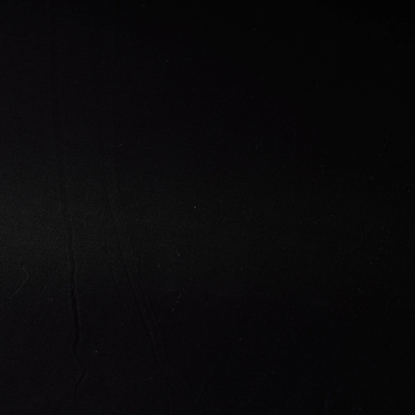 Buy Black Prewashed Plain Mul Cotton Fabric