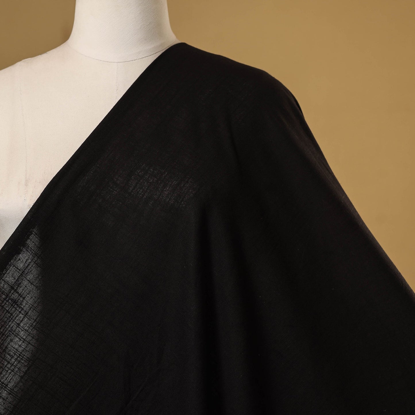 Prewashed slub cotton plain fabric 01 - handcrafted