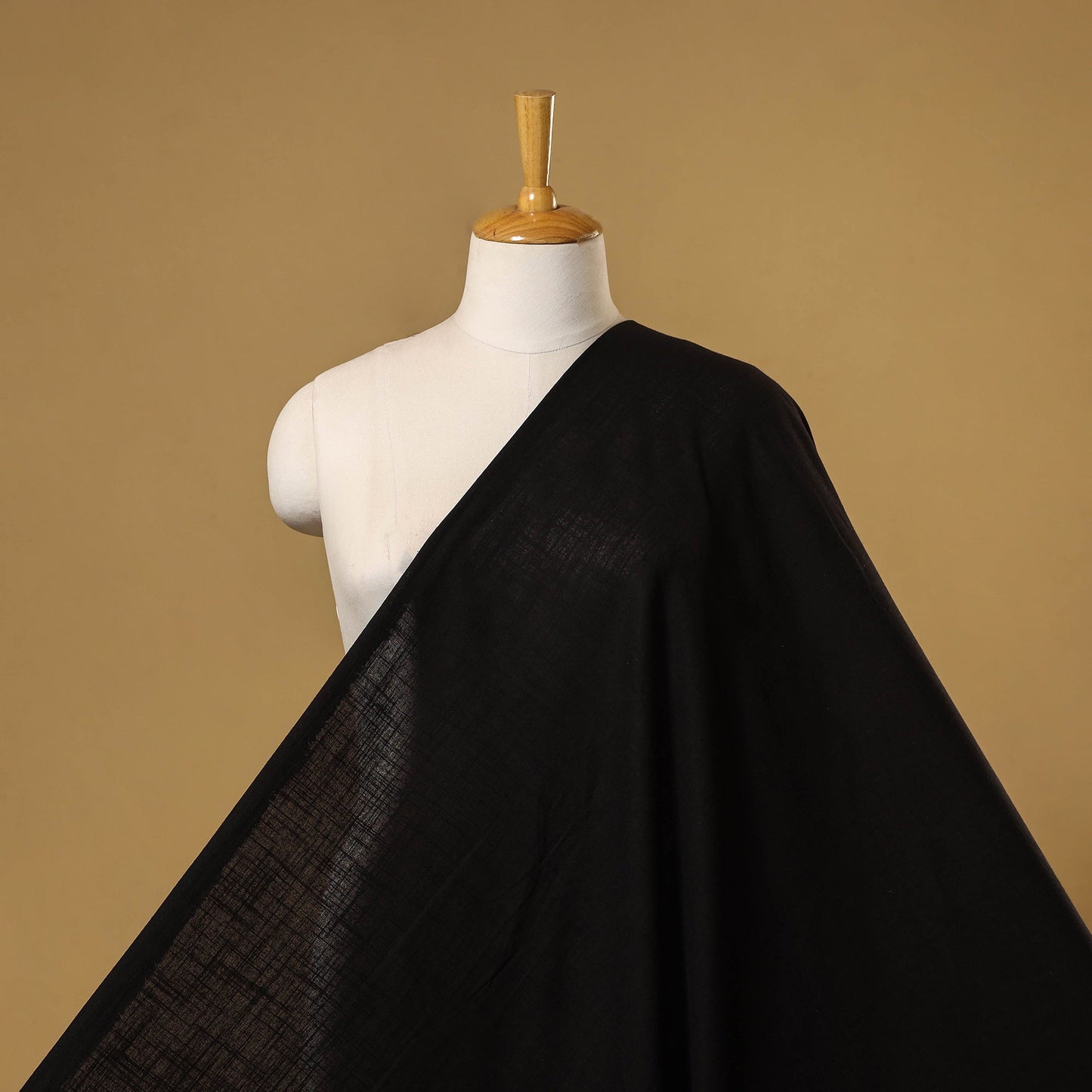 Prewashed slub cotton plain fabric 01 - handcrafted