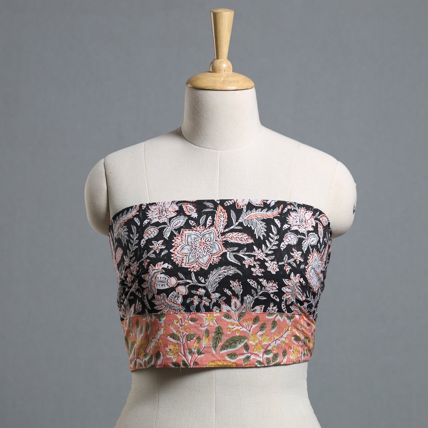 Buy Block Printed Cotton Blouse Piece 17