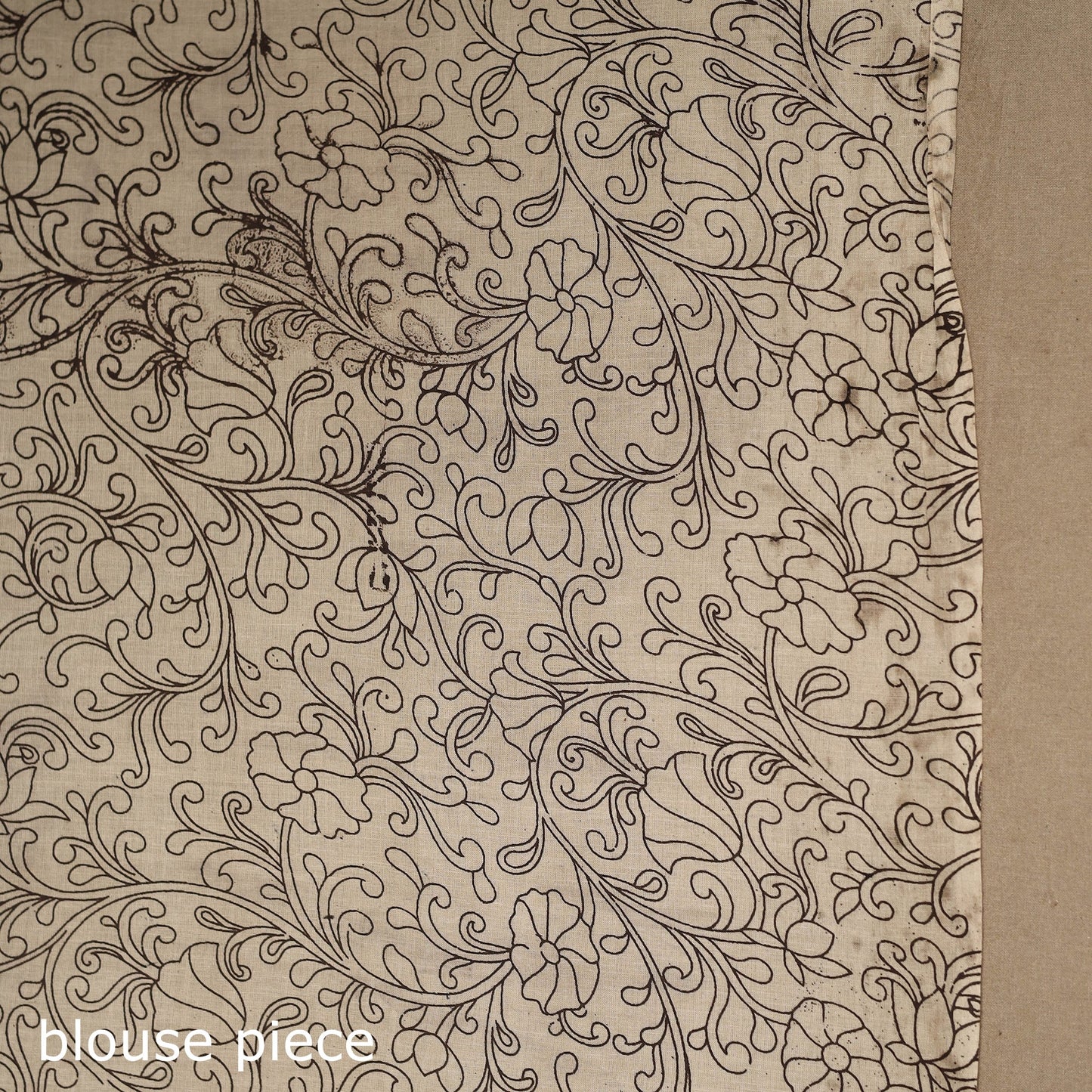 Black - printed cotton nellore kalamkari saree 67