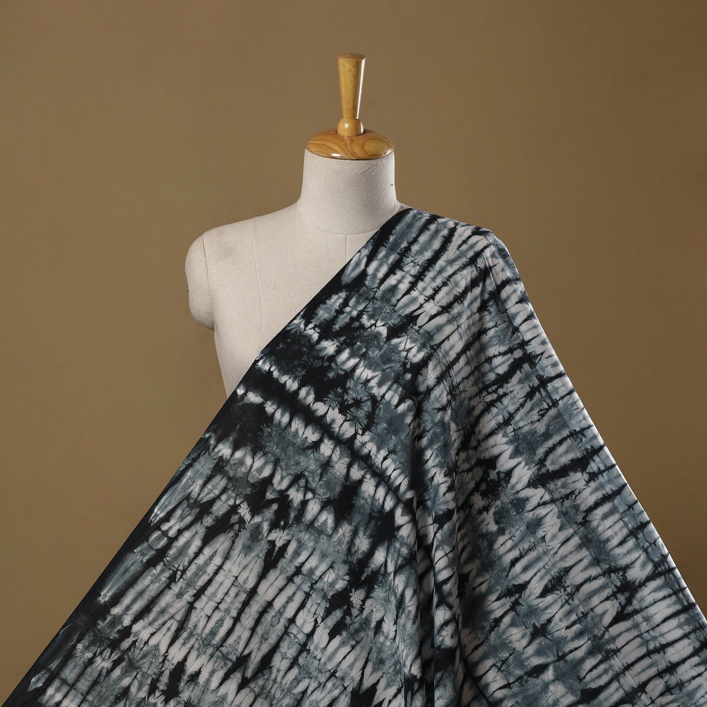Pure mul cotton tie-dye shibori fabric 07 - handcrafted