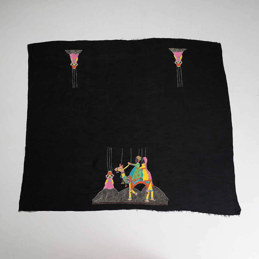 Kantha Embroidery Blouse Piece