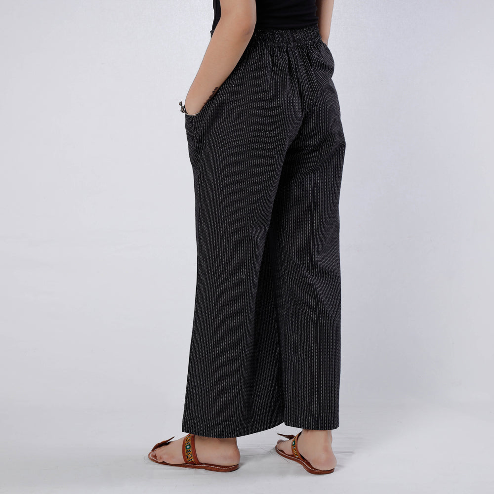 Running Stitch Cotton Palazzo by iTokri Casuals