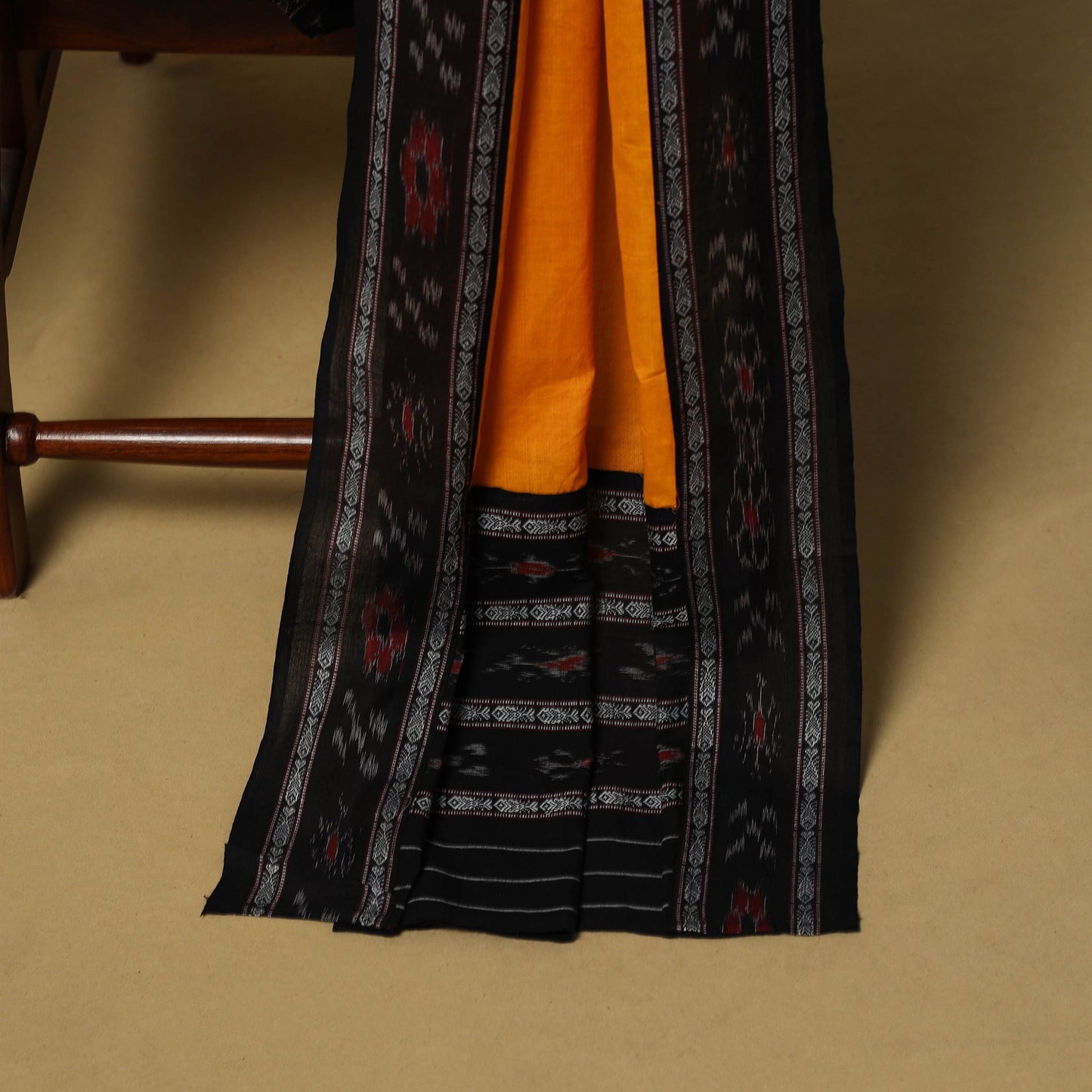 Sambalpuri ikat handloom cotton 3pc unstitched dress