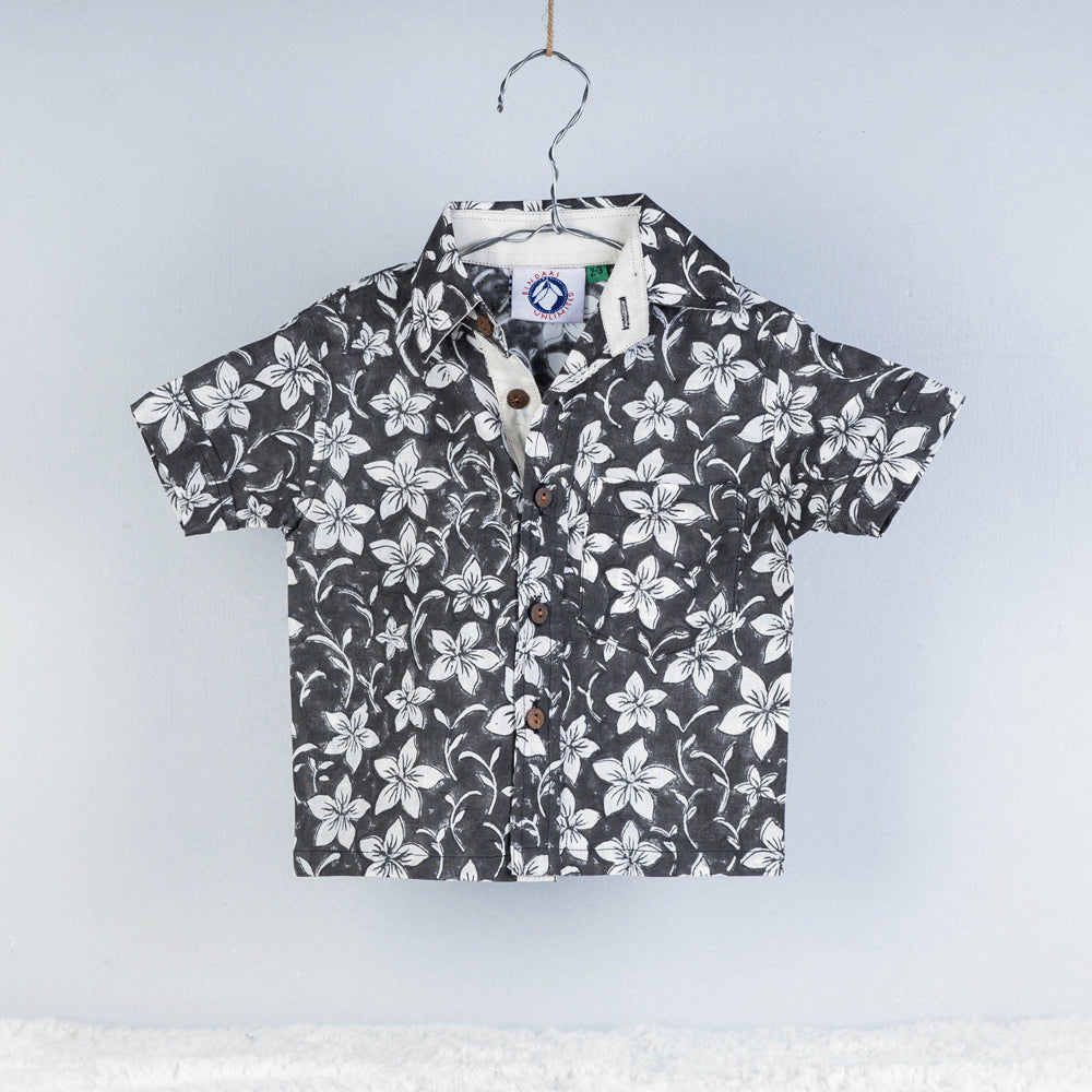 block Printed Kids Shirt