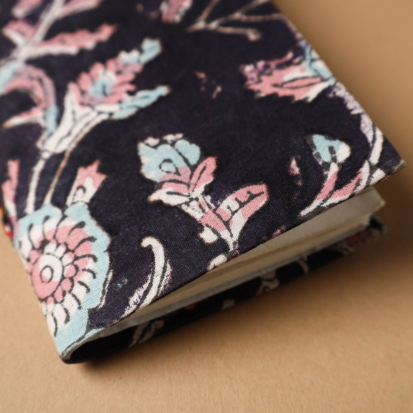 Sanganeri Fabric Cover Handmade Paper Notebook