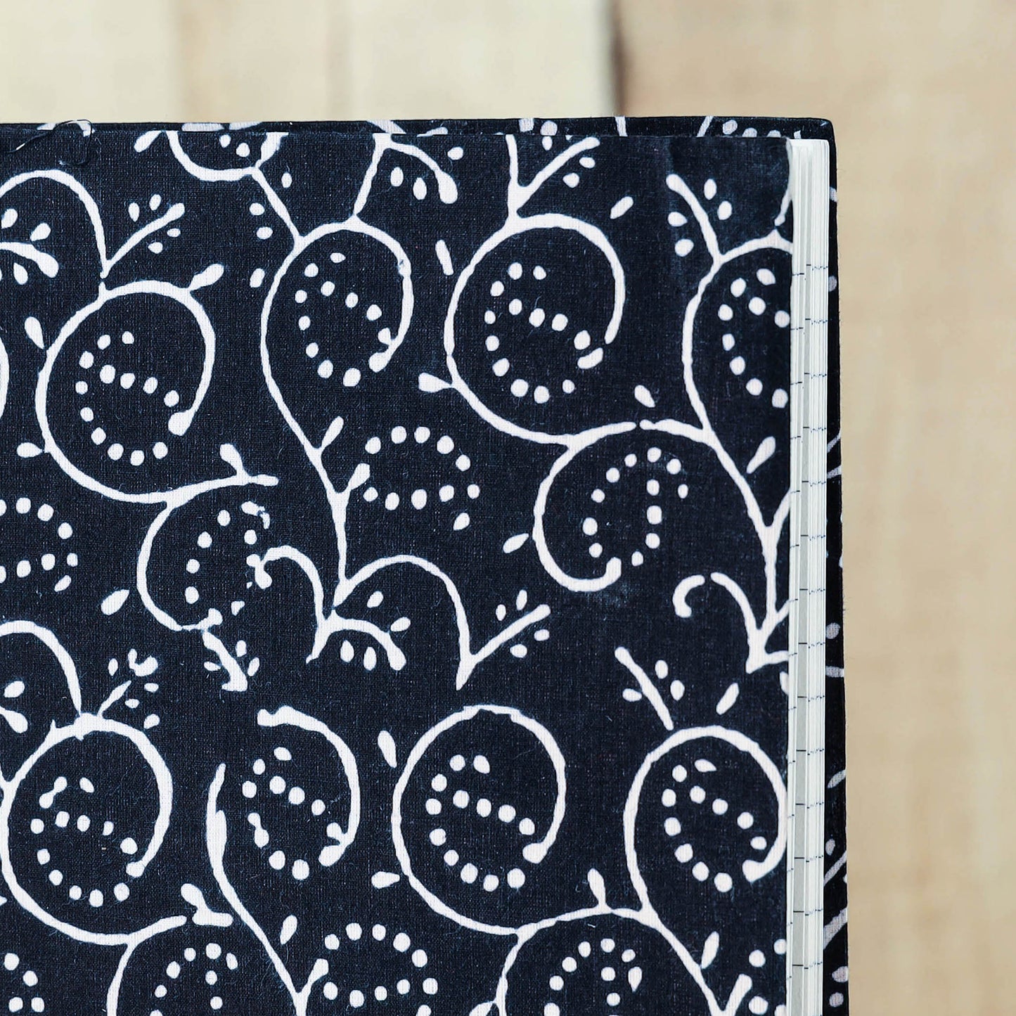 Sanganeri Fabric Cover Handmade Paper Notebook Online in India