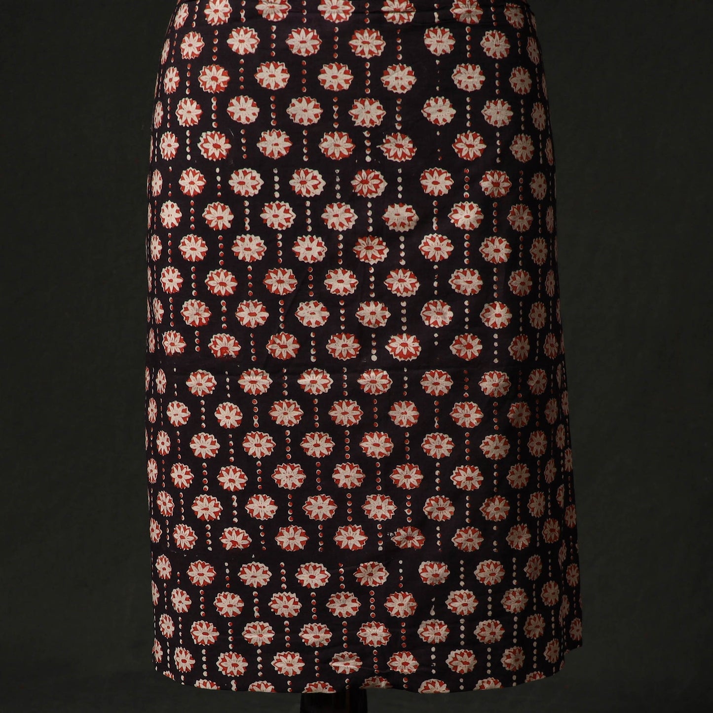 Sanganeri hand block print cotton 2pc unstitched dress