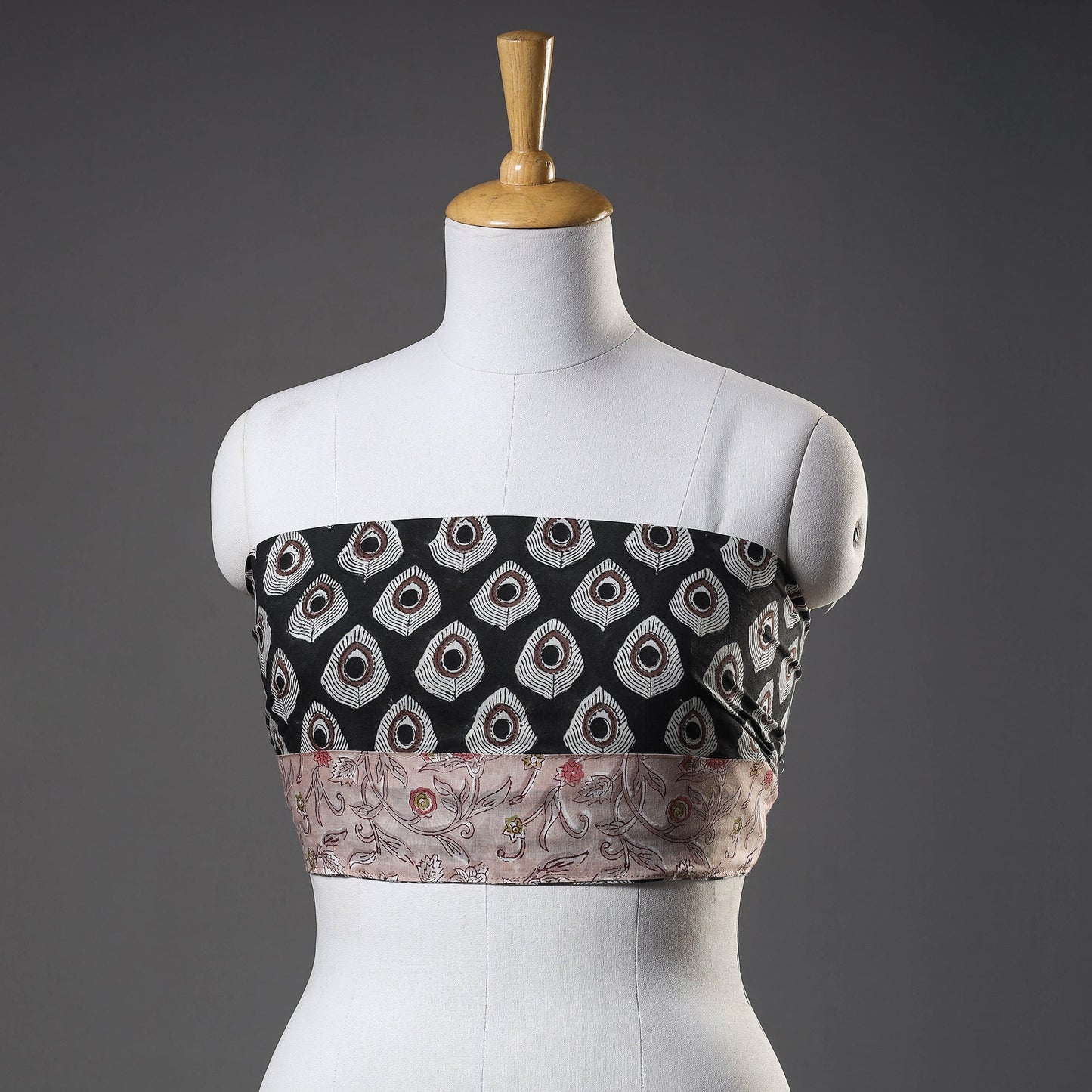 Buy Sanganeri Block Printed Cotton Blouse Piece