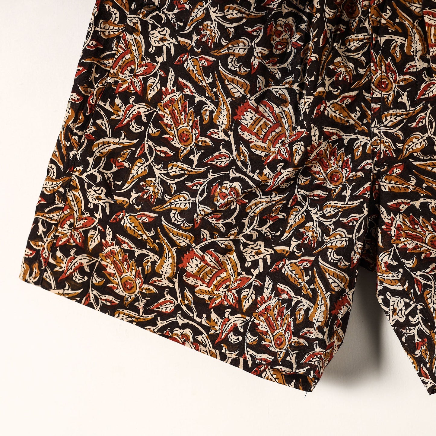 Sanganeri Block Printed Cotton Unisex Boxer/Shorts