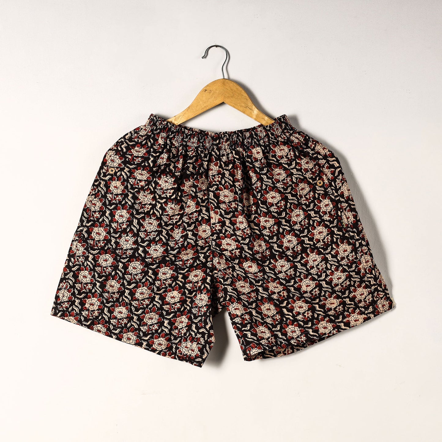 Sanganeri Block Printed Cotton Unisex Boxer/Shorts