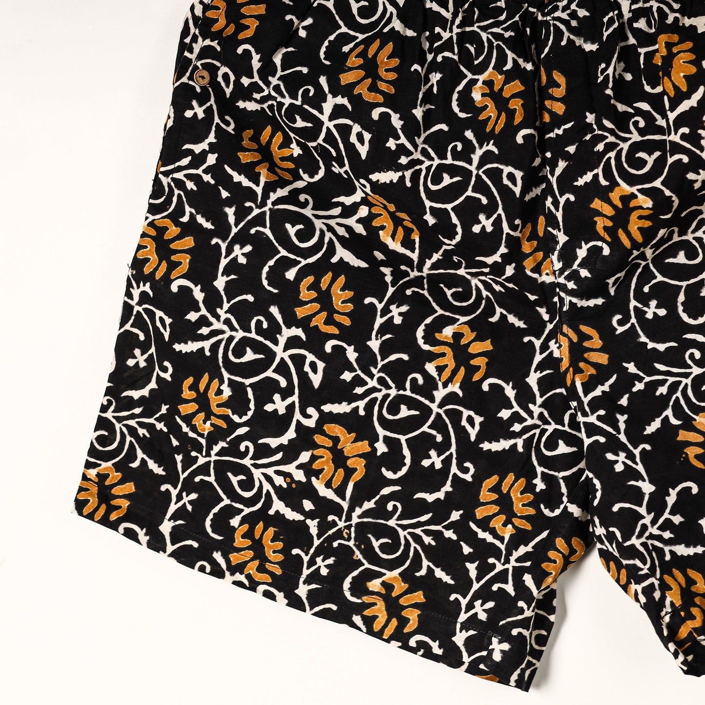 Sanganeri Block Printed Cotton Unisex Boxer/Shorts