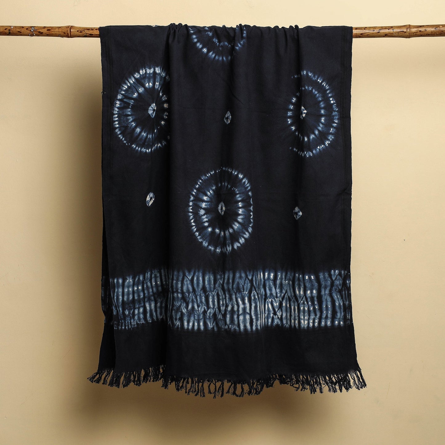 Jhiri Handloom Shibori Tie-Dye Pure Cotton Towel