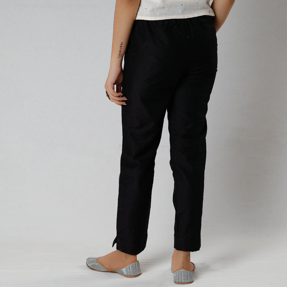Buy Silk Tapered Casual Pant for Women Online at iTokri.com