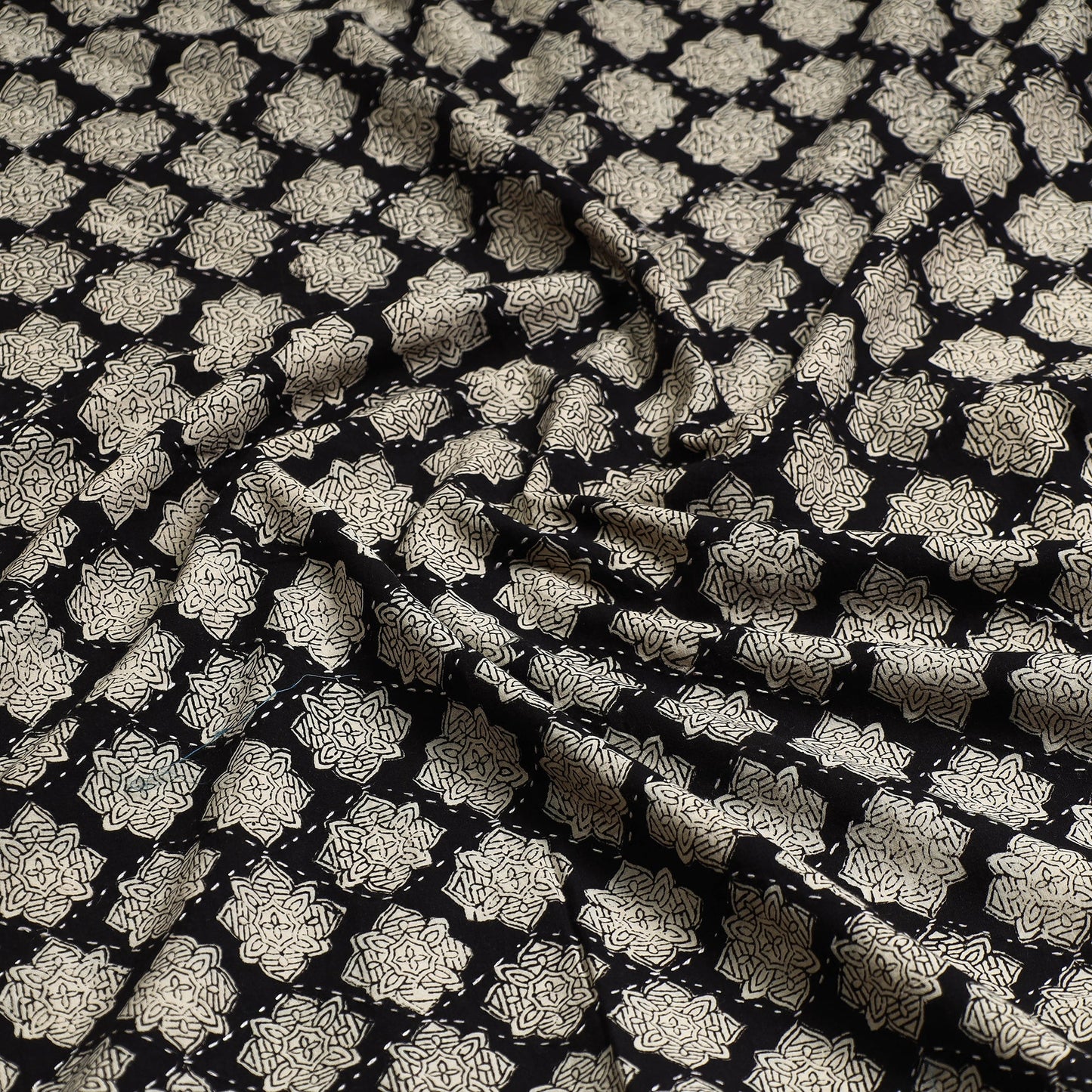 block print kurta material