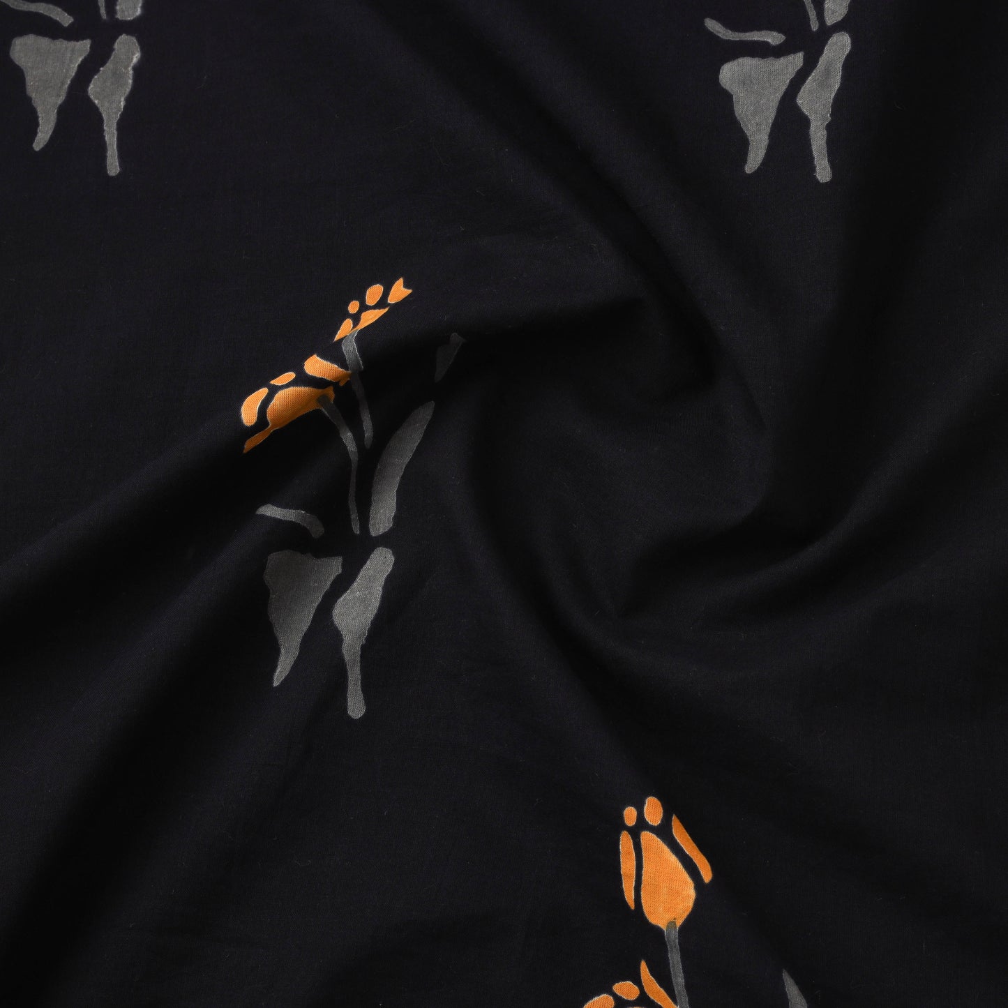 Syahi begar cotton hand block bagru print fabric 02