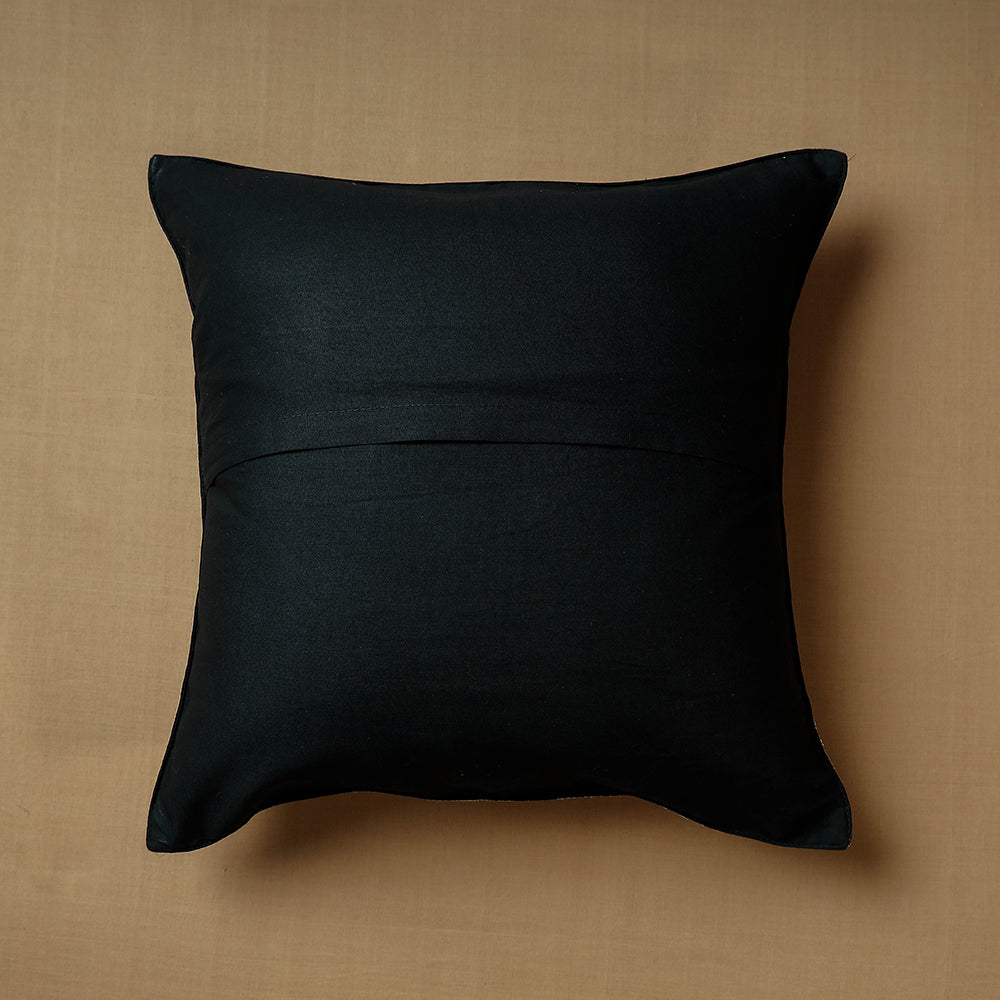 Traditional Pure Banarasi Handwoven Silk Zari Cushion Cover Online at iTokri.com