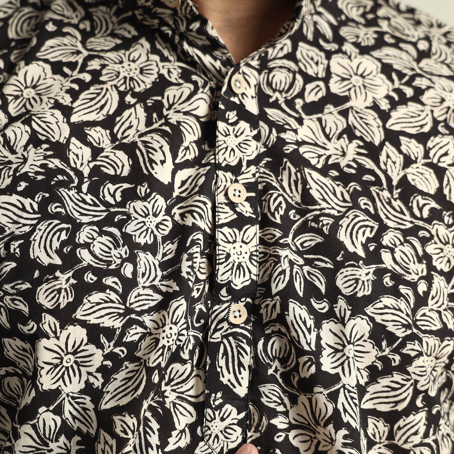 Bagru Short Kurta