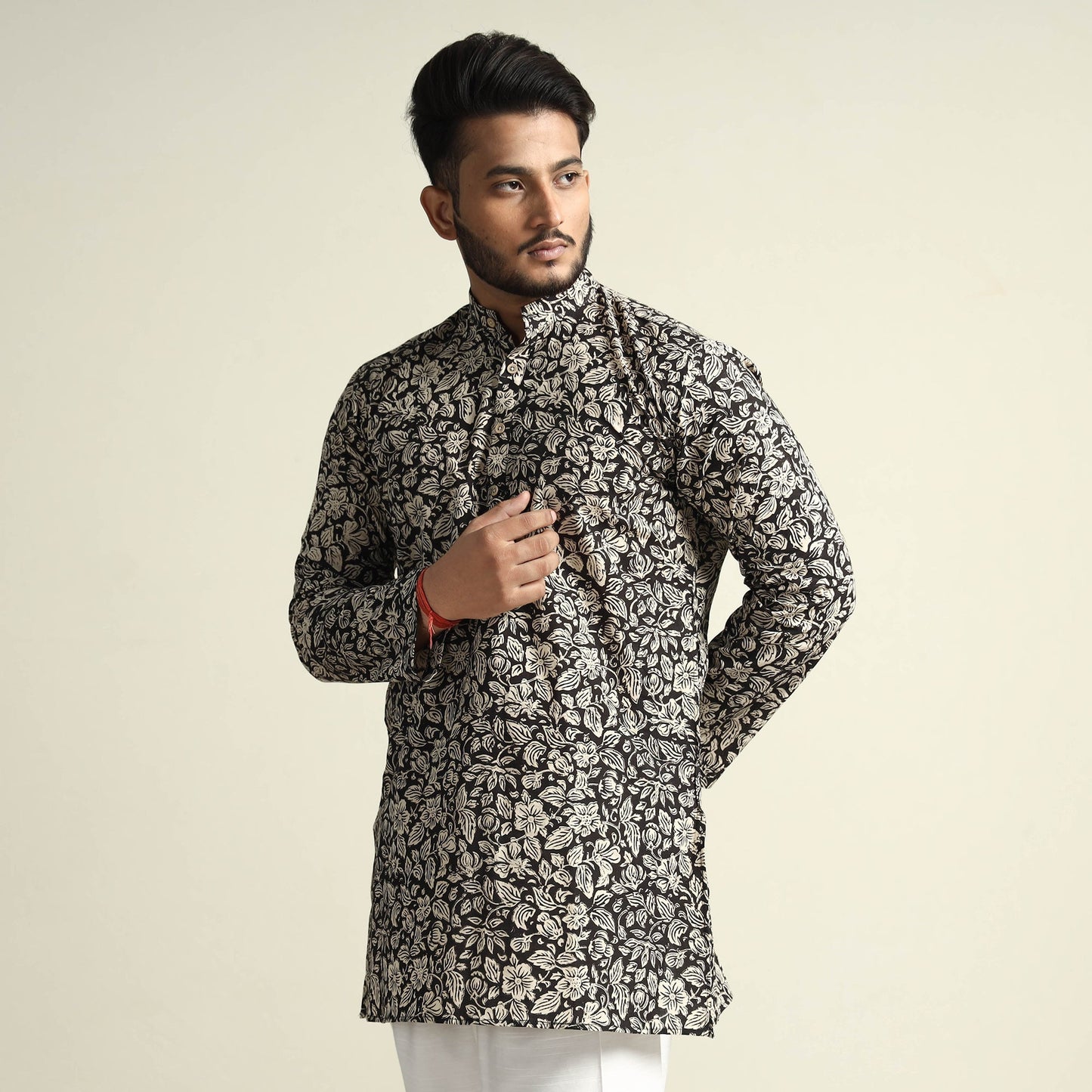 Bagru Short Kurta