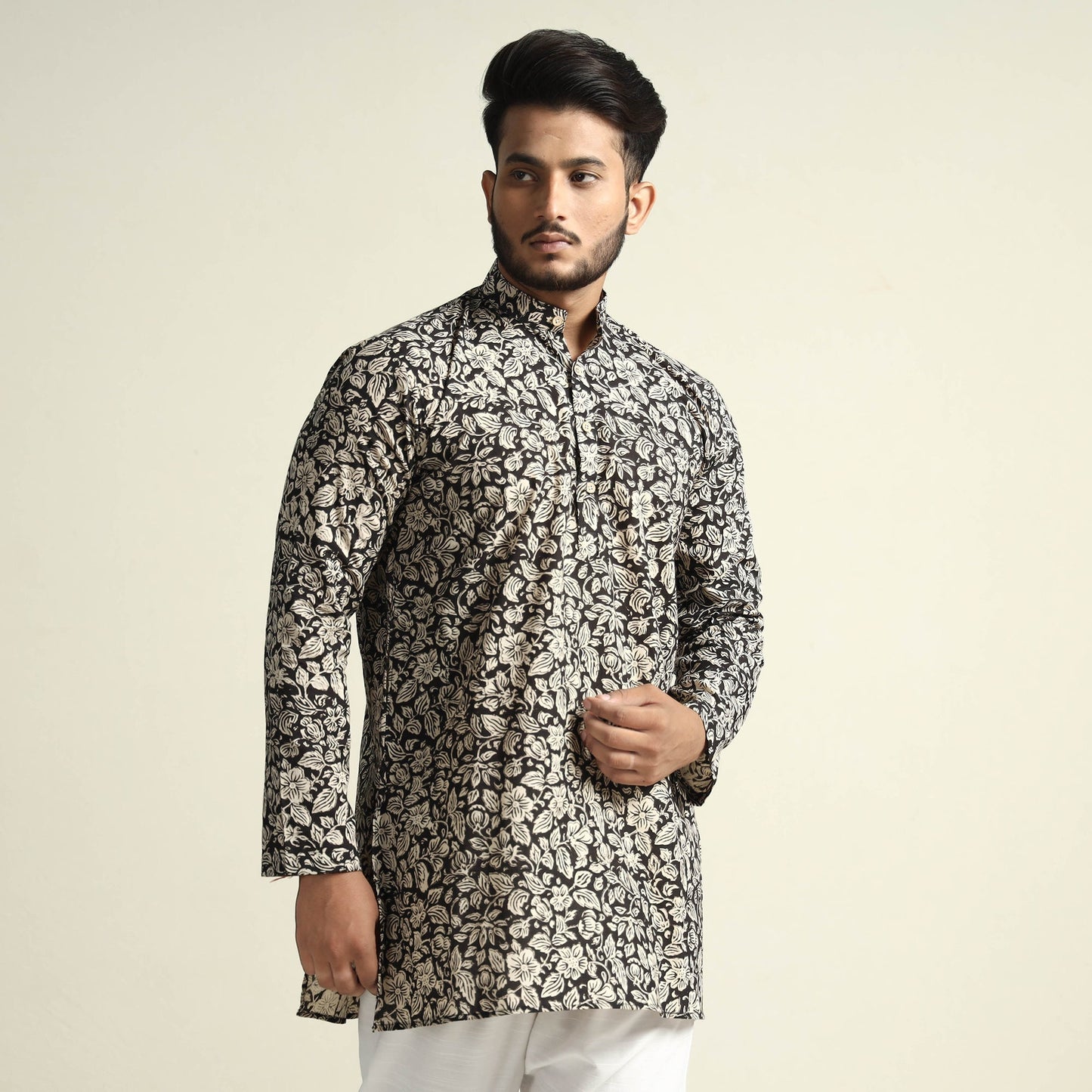 Bagru Short Kurta