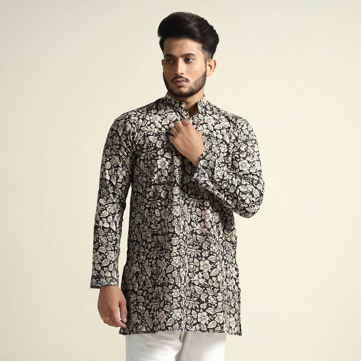 Bagru Short Kurta