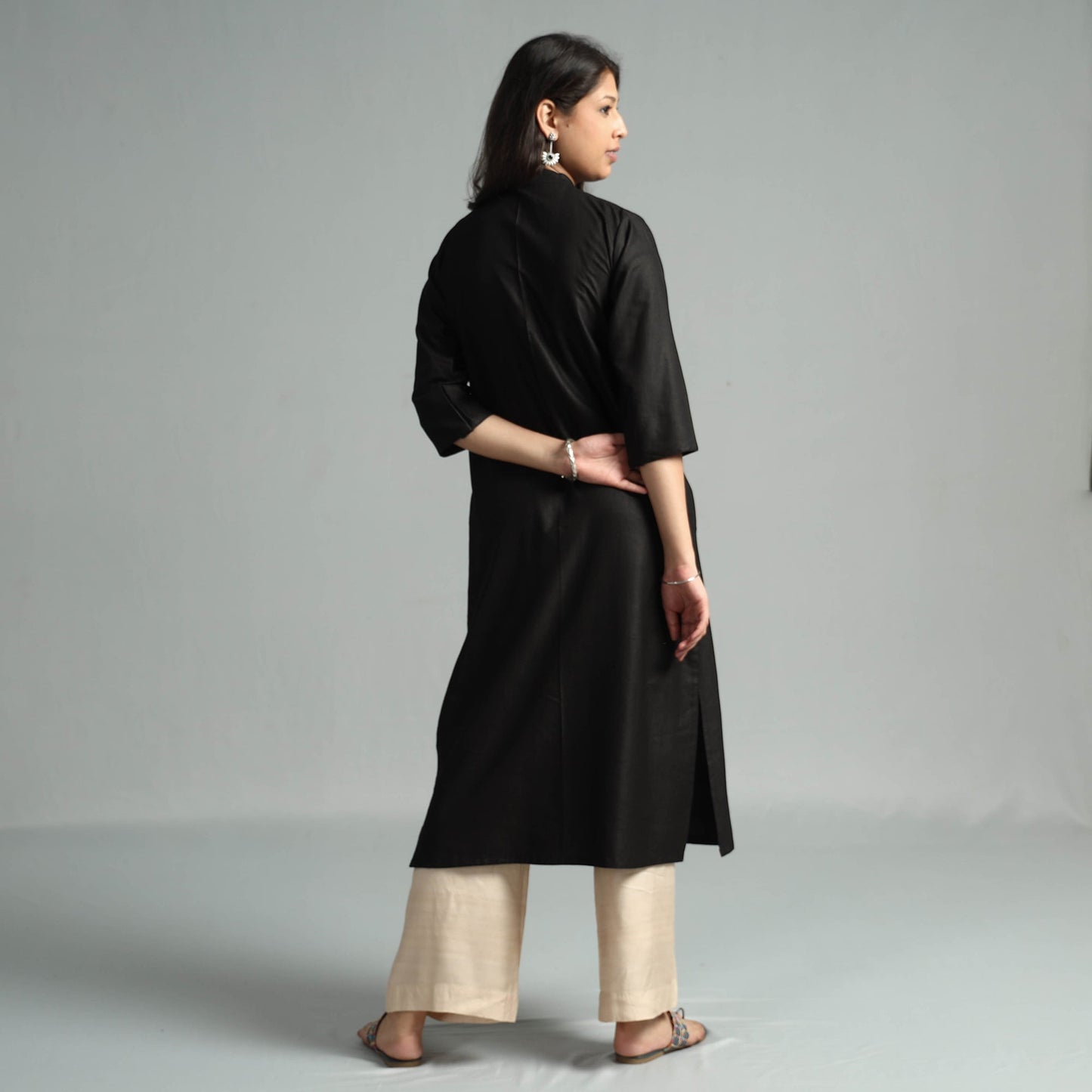 Tussar Silk Plain Kurta