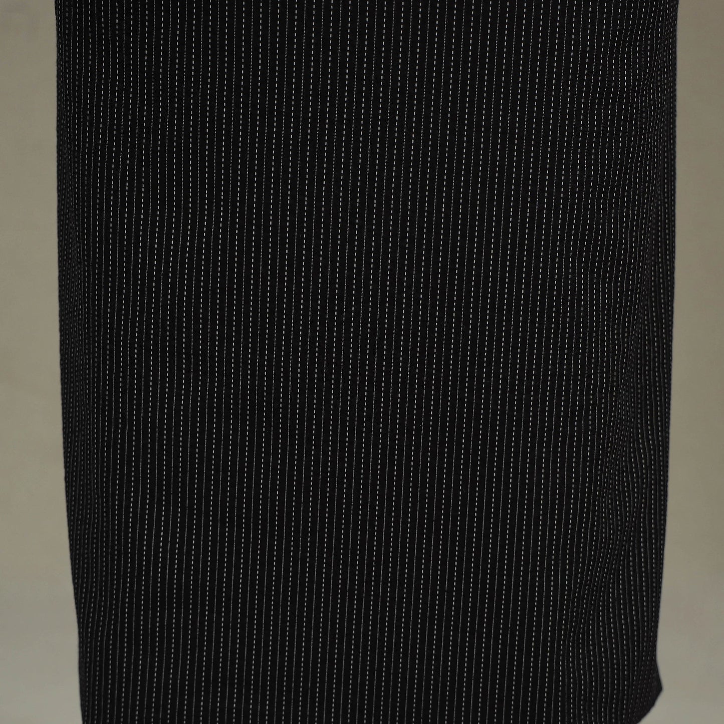 Black Unstitched Plain Cotton Kurta Material