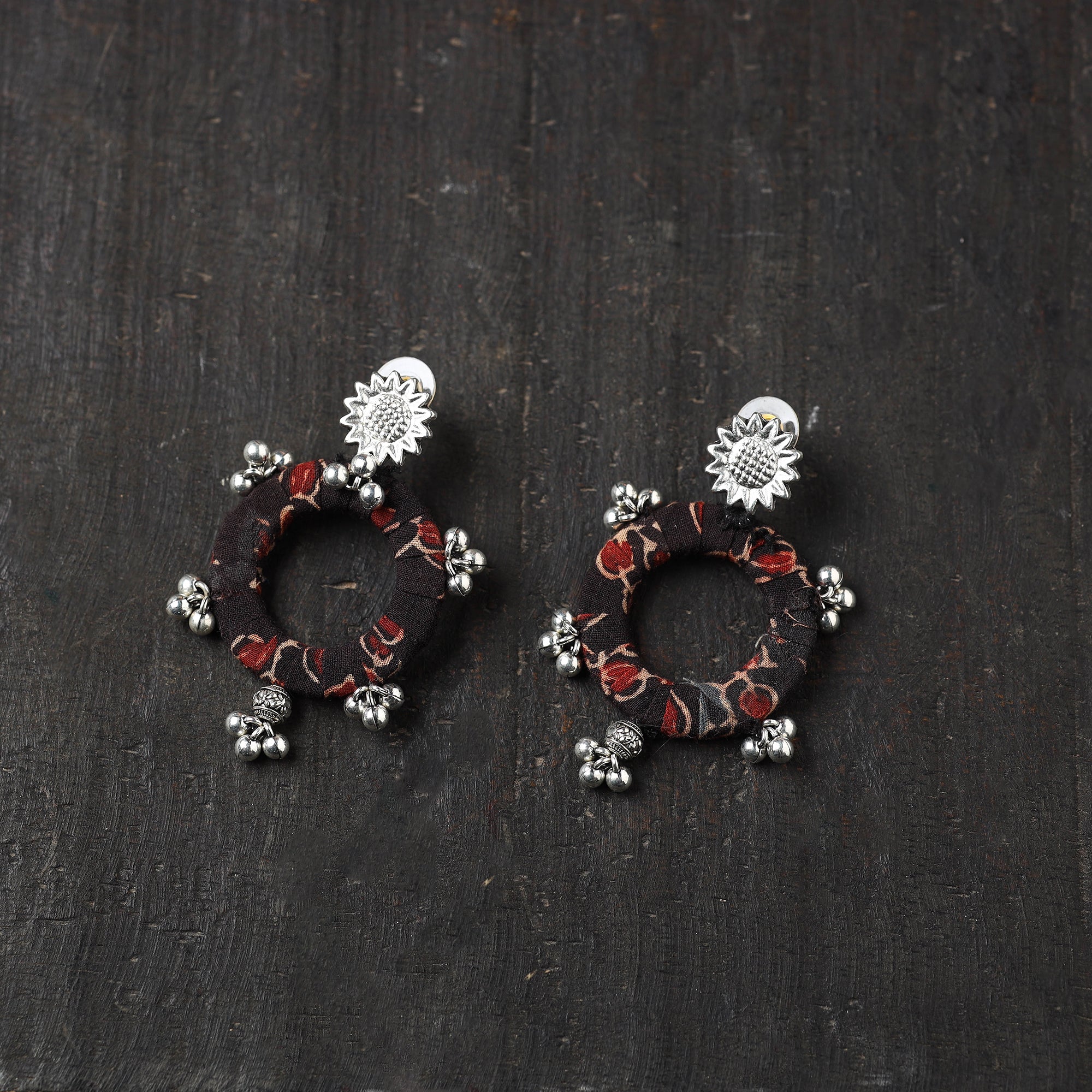 Pink - Nazia Fabart GS Handcrafted Earrings