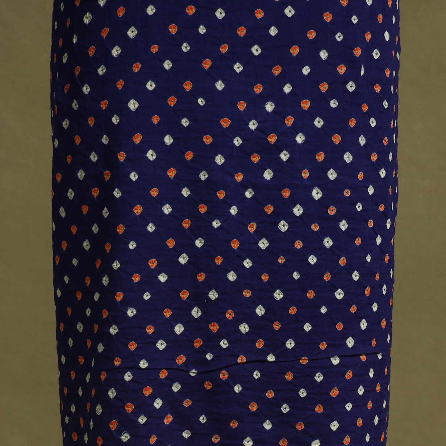 2pc Unstitched Bandhani Dress Material with Jewellery Set