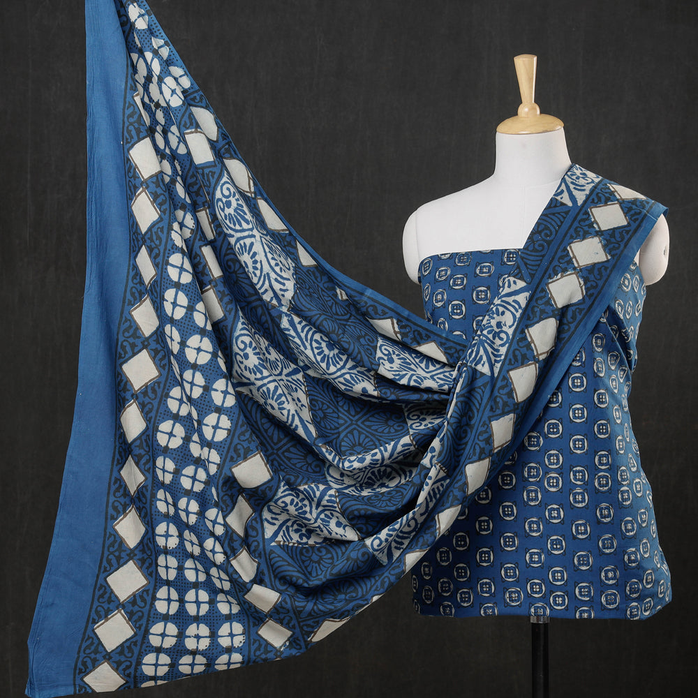 Pipad Print Dress Material – Premium 3pc Cotton Set