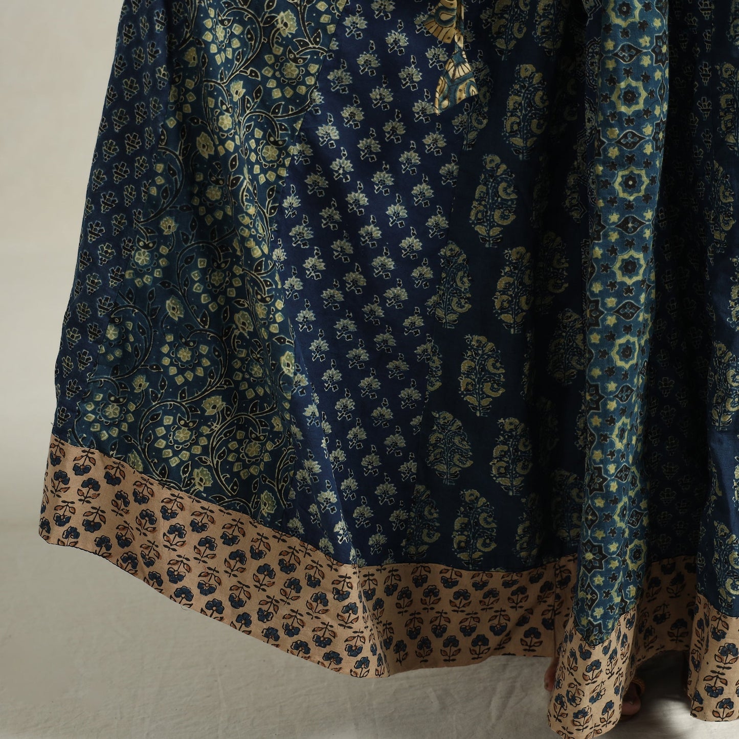 Ajrakh Patchwork Skirt