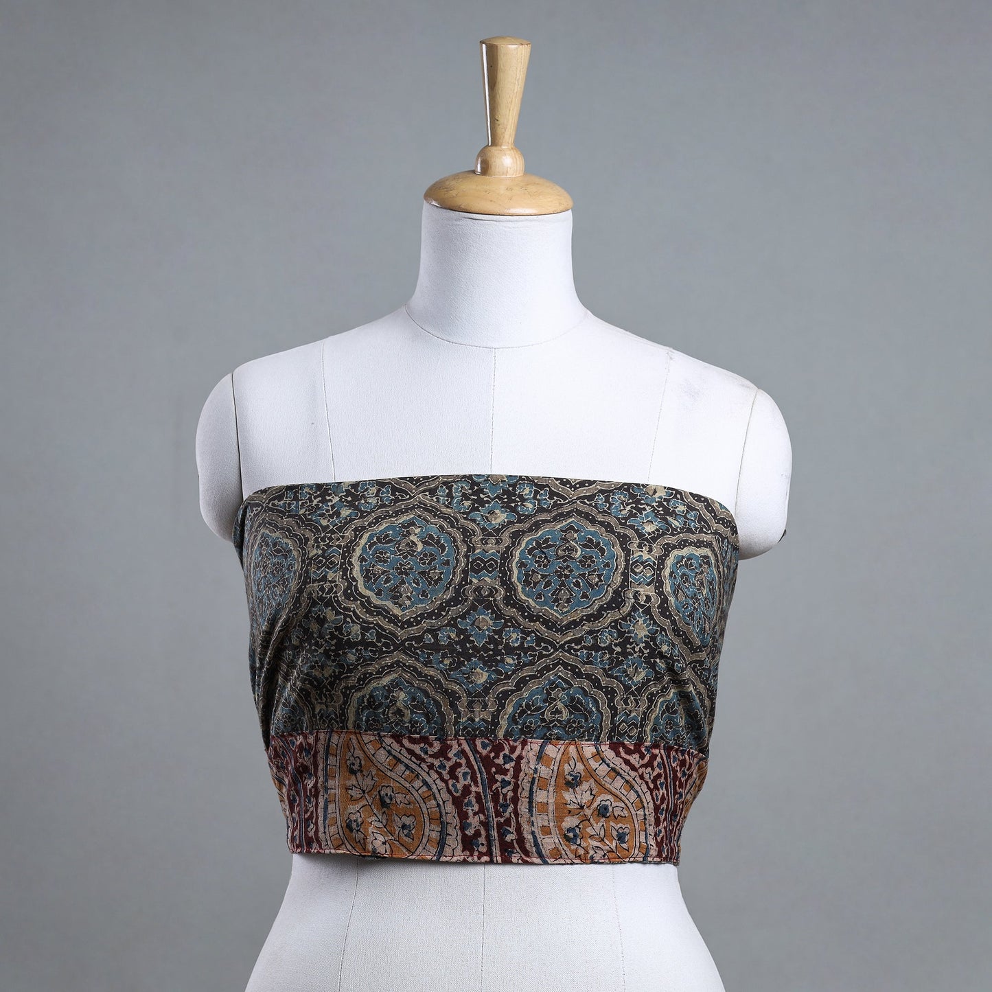 ajrakh blouse piece