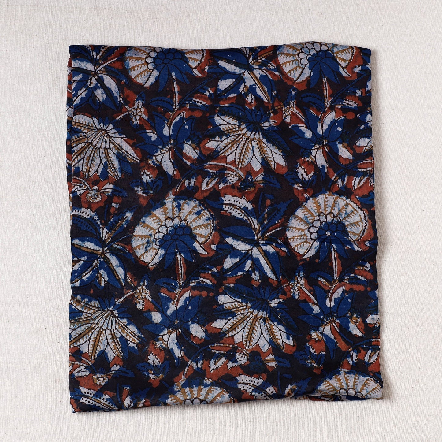 Ajrakh Block Printed Modal Silk Precut fabric
