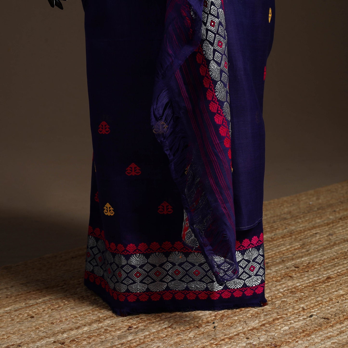 Assam handloom silk cotton mekhela chador with blouse piece