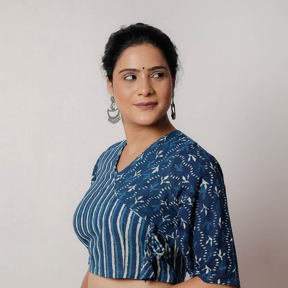 Bagru Stitched Blouse