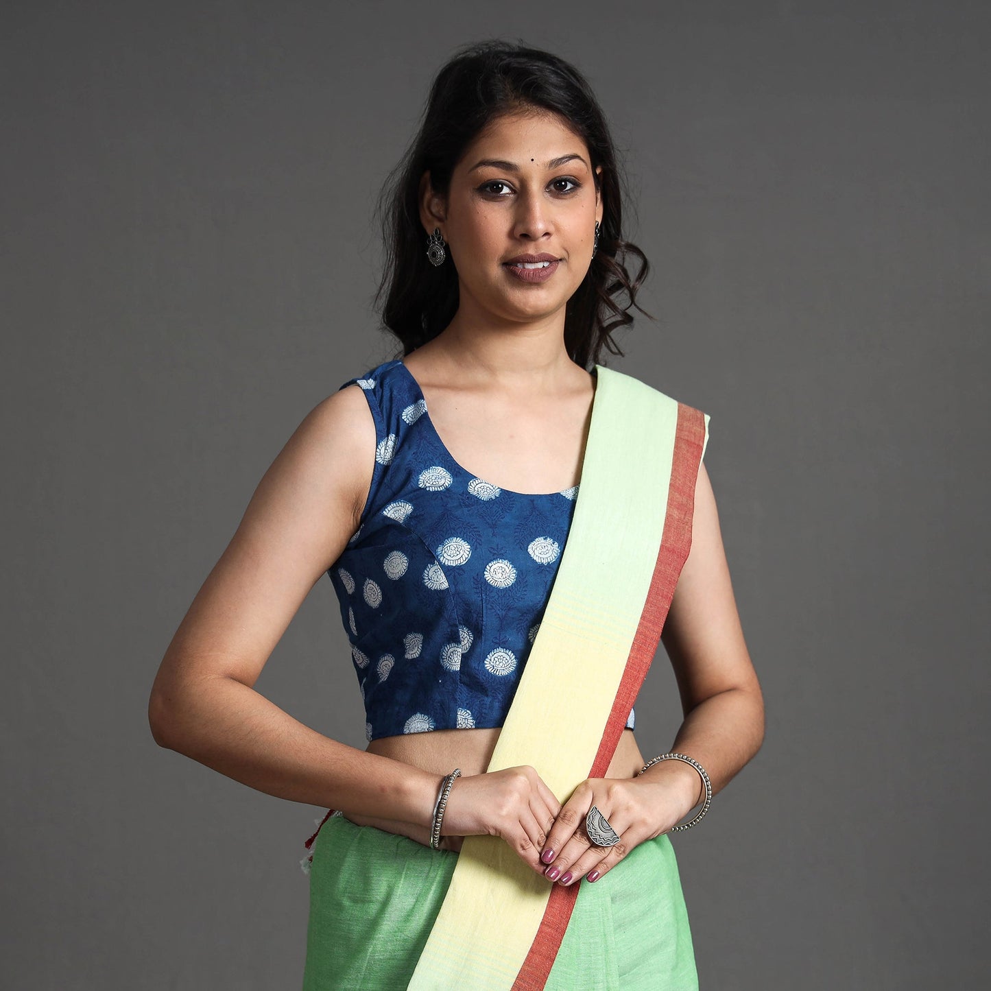 Bagru Stitched Blouse