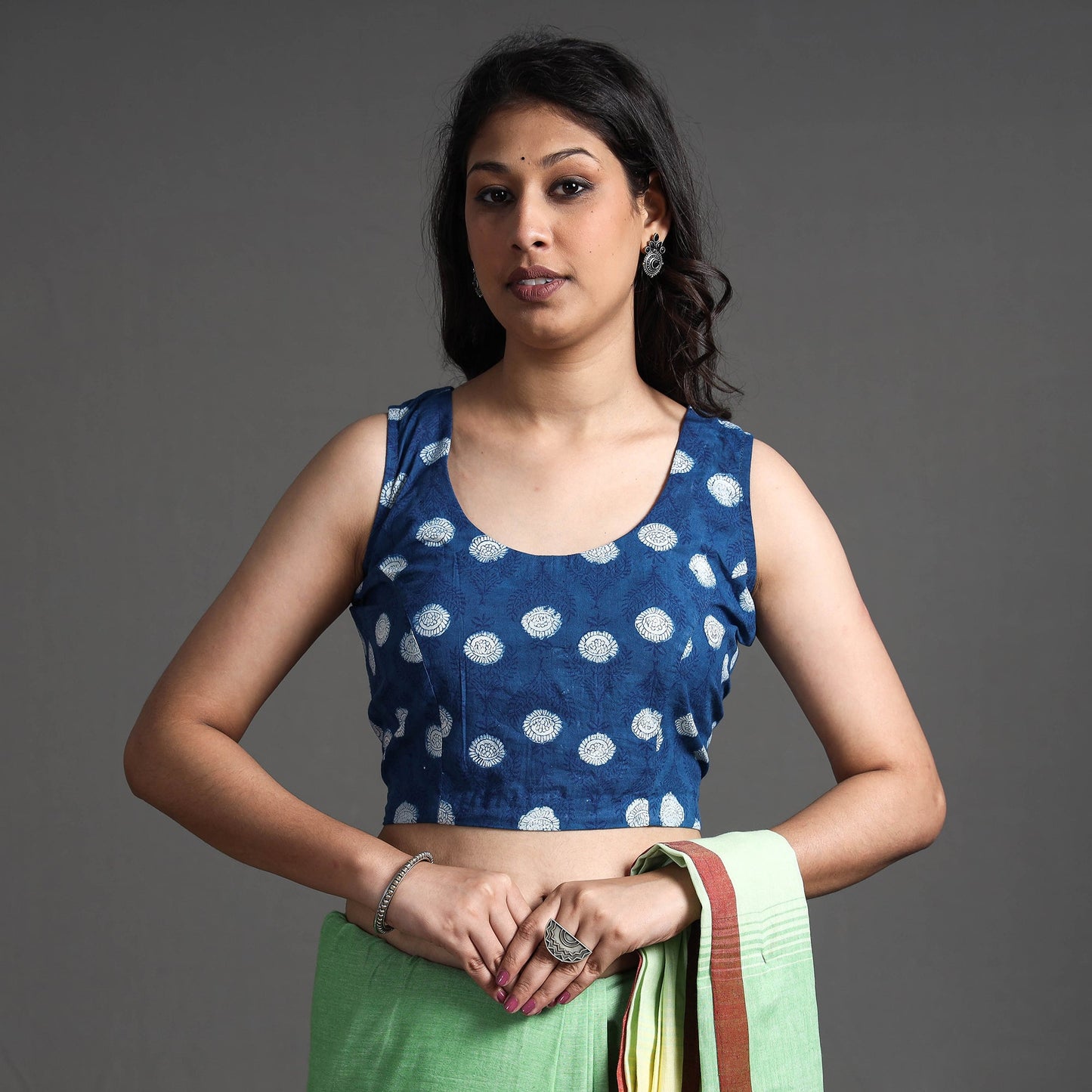 Bagru Stitched Blouse